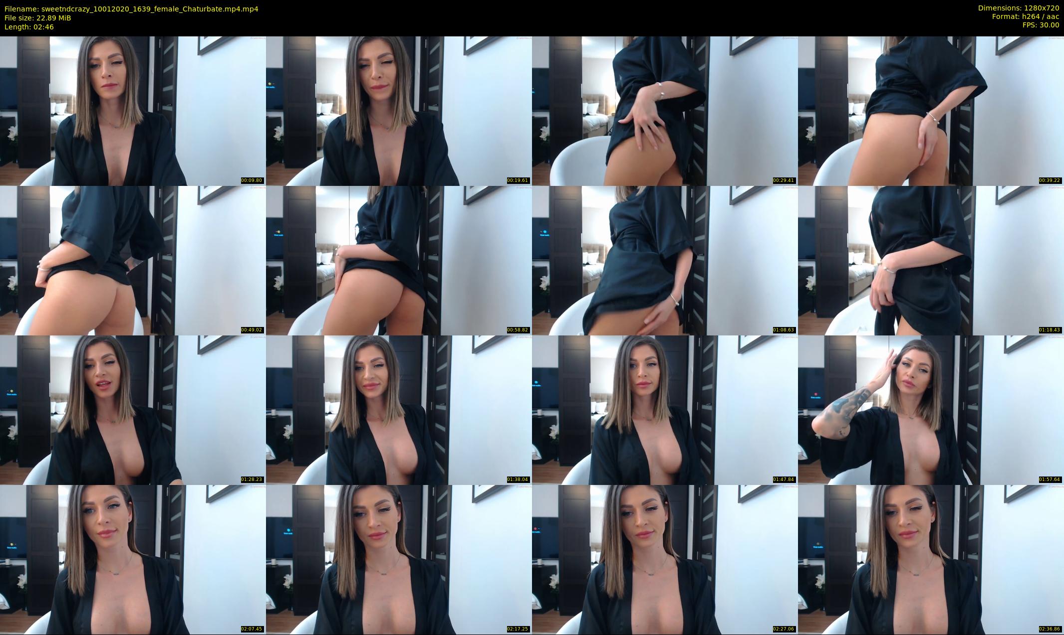 sweetndcrazy — 3 minute Chaturbate female cam show recording, 720p, Jan 10, 2020