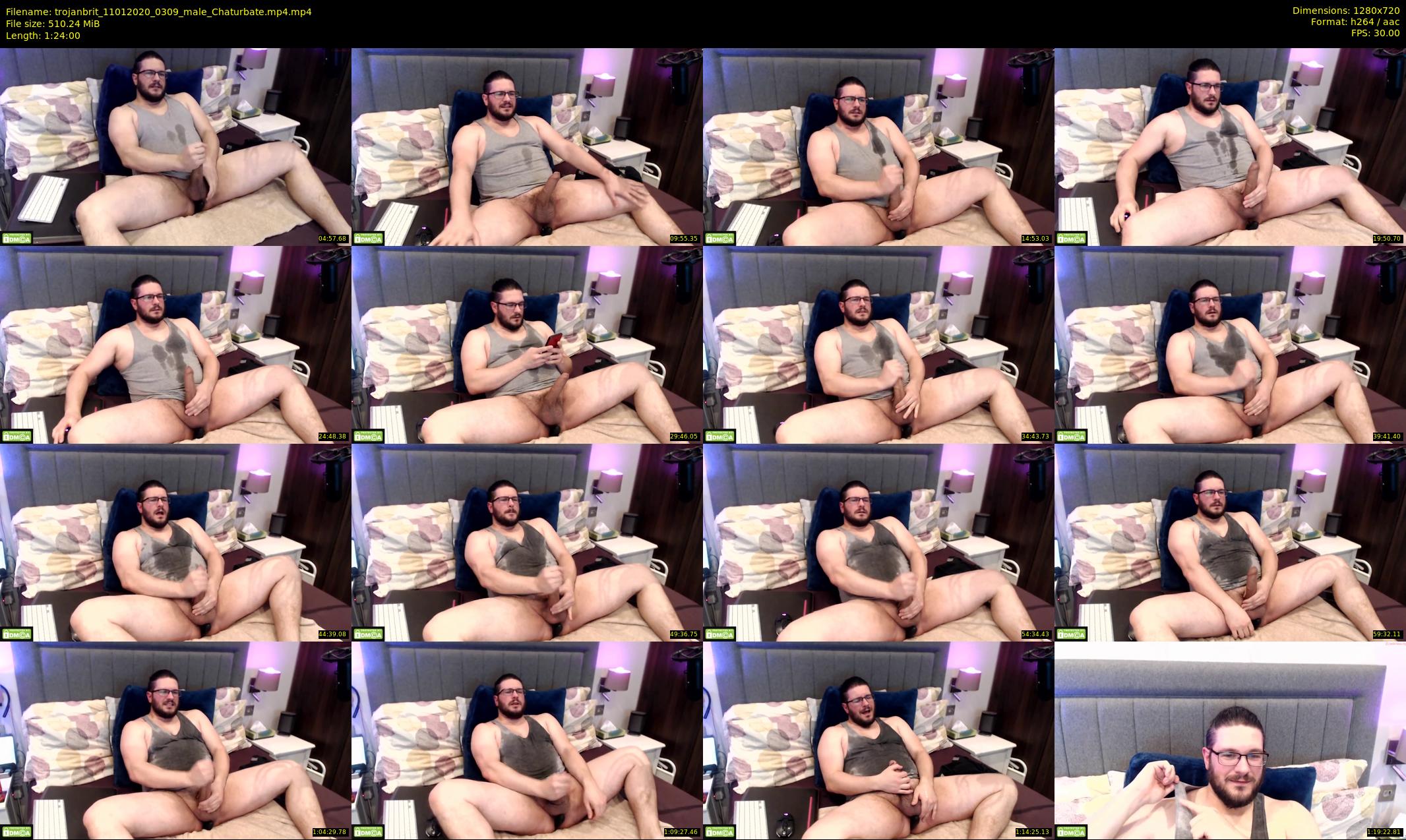 trojanbrit — 84 minute Chaturbate male cam show recording, 720p, Jan 11, 2020