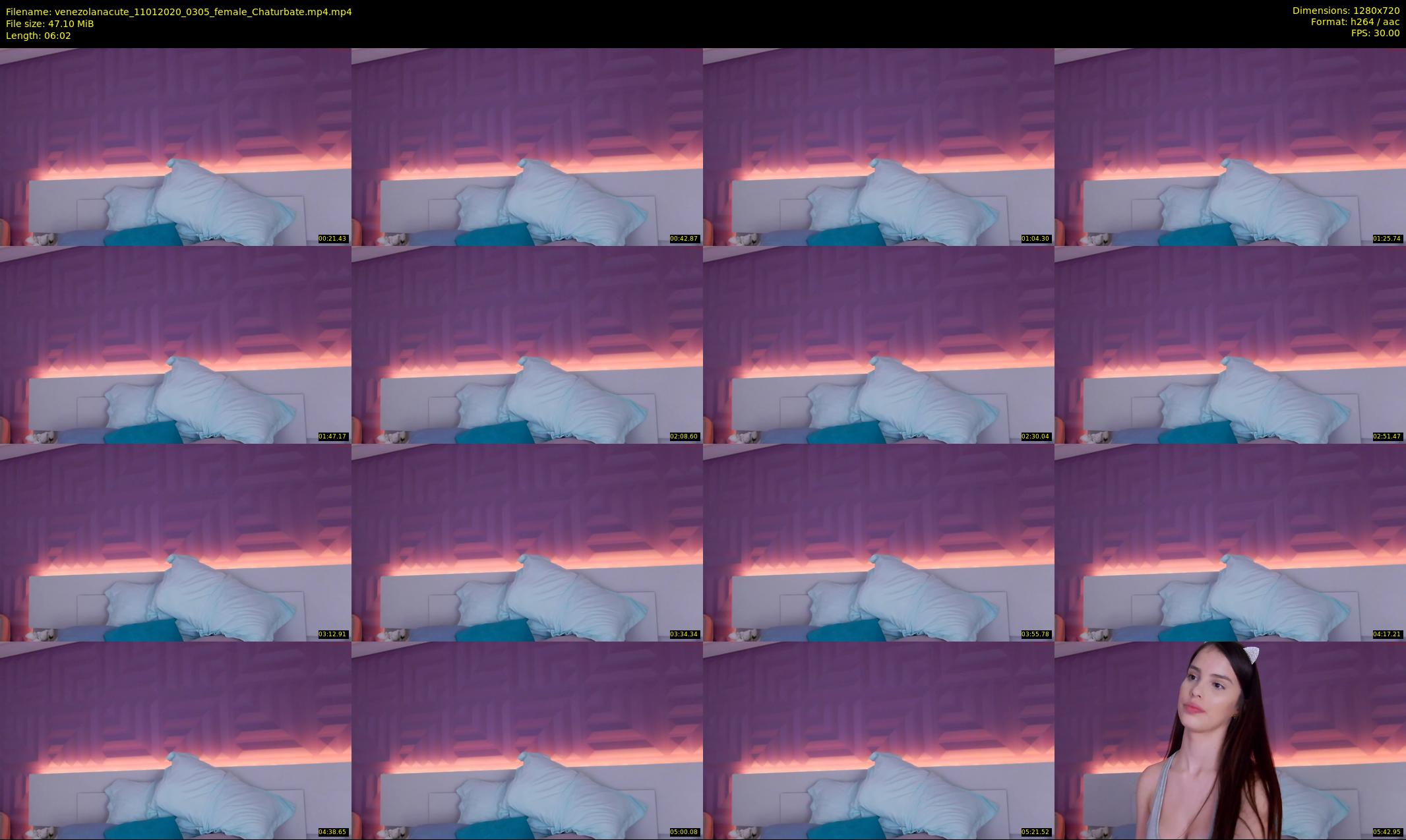 venezolanacute — 7 minute Chaturbate female cam show recording, 720p, Jan 11, 2020
