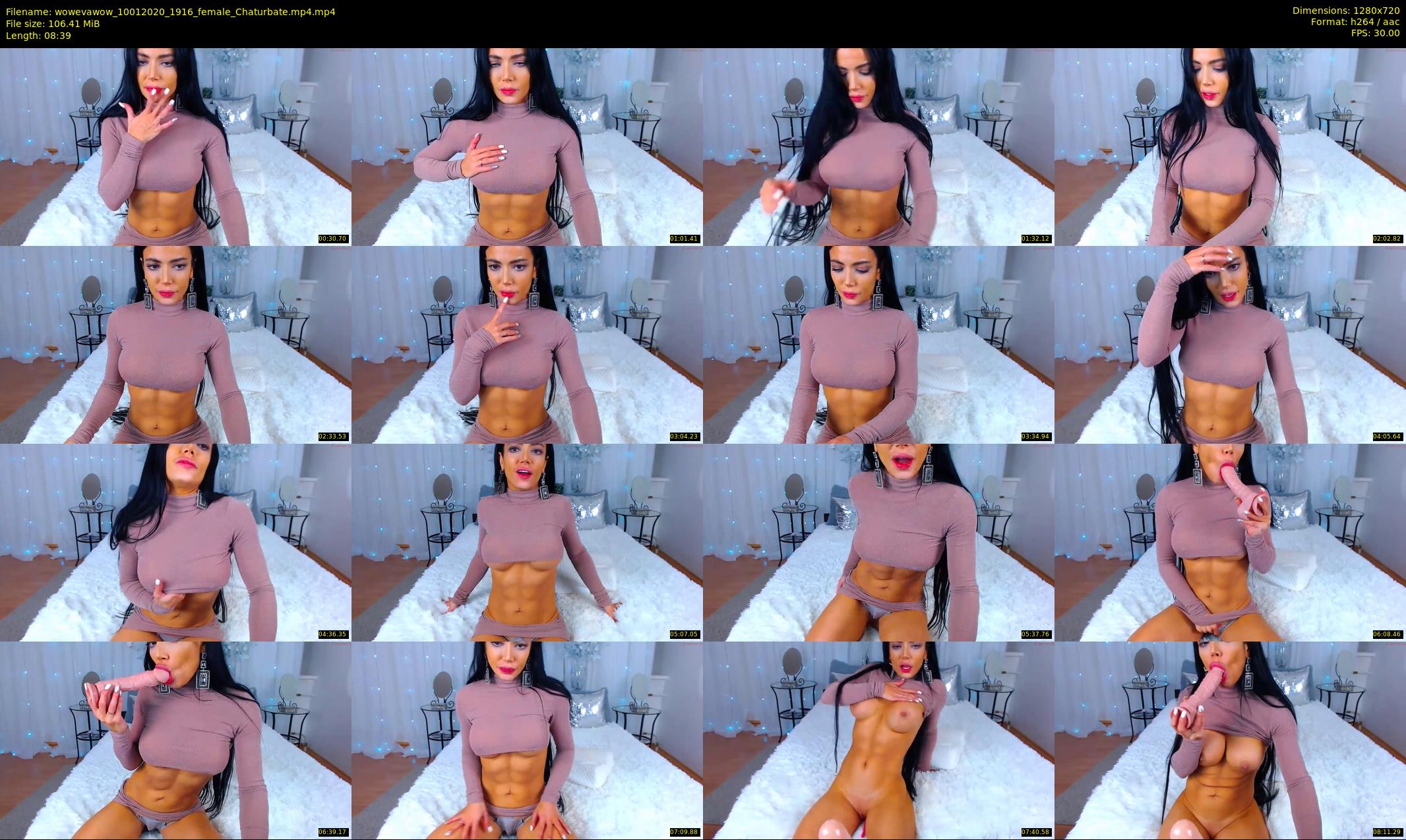 wowevawow — 9 minute Chaturbate female cam show recording, 720p, Jan 10, 2020