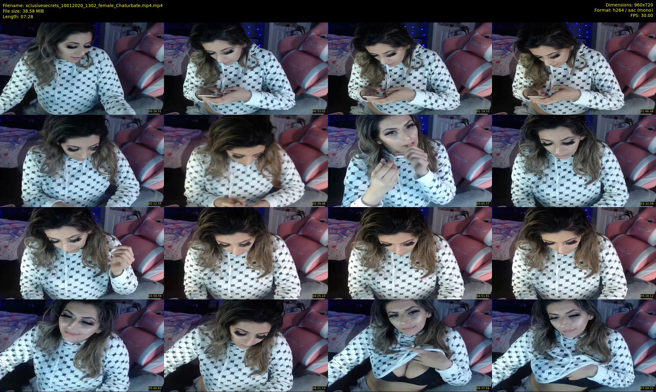 xclusivesecrets — 8 minute Chaturbate female cam show recording, 720p, Jan 10, 2020