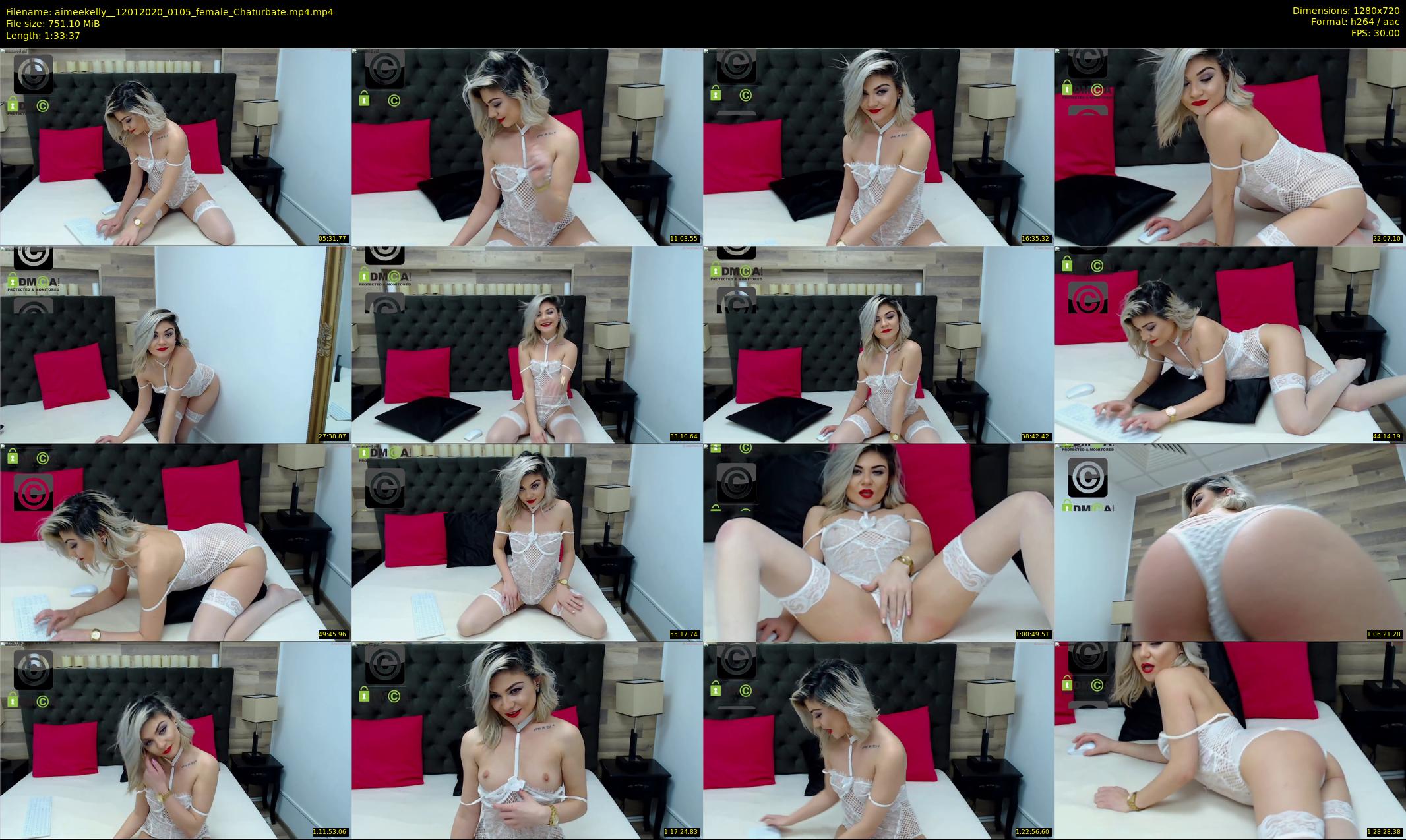 aimeekelly_ — 94 minute Chaturbate female cam show recording, 720p, Jan 12, 2020
