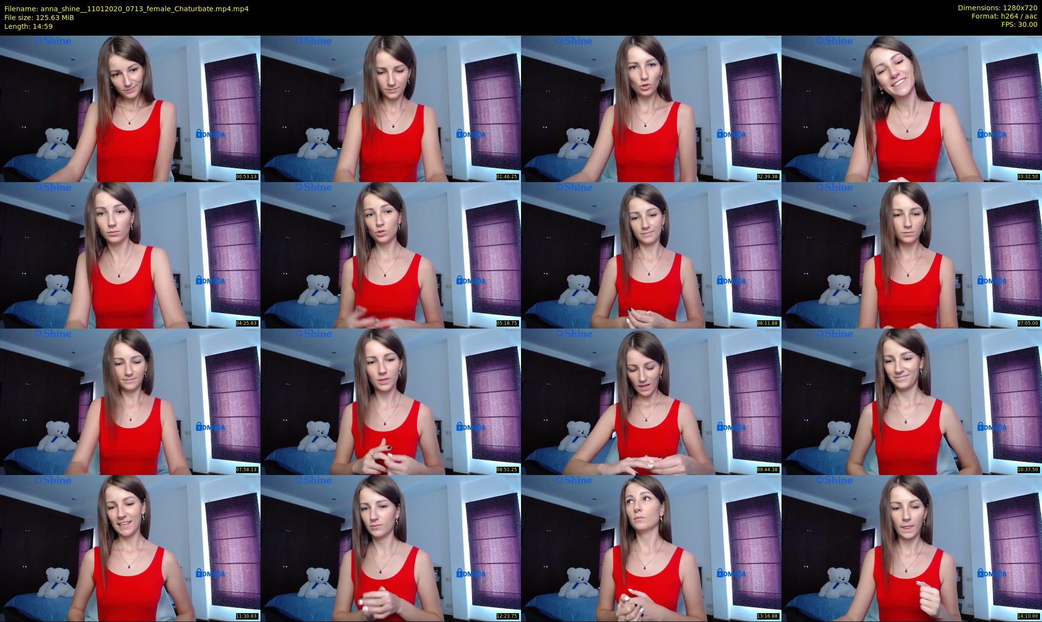 anna_shine_ — 15 minute Chaturbate female cam show recording, 720p, Jan 11, 2020