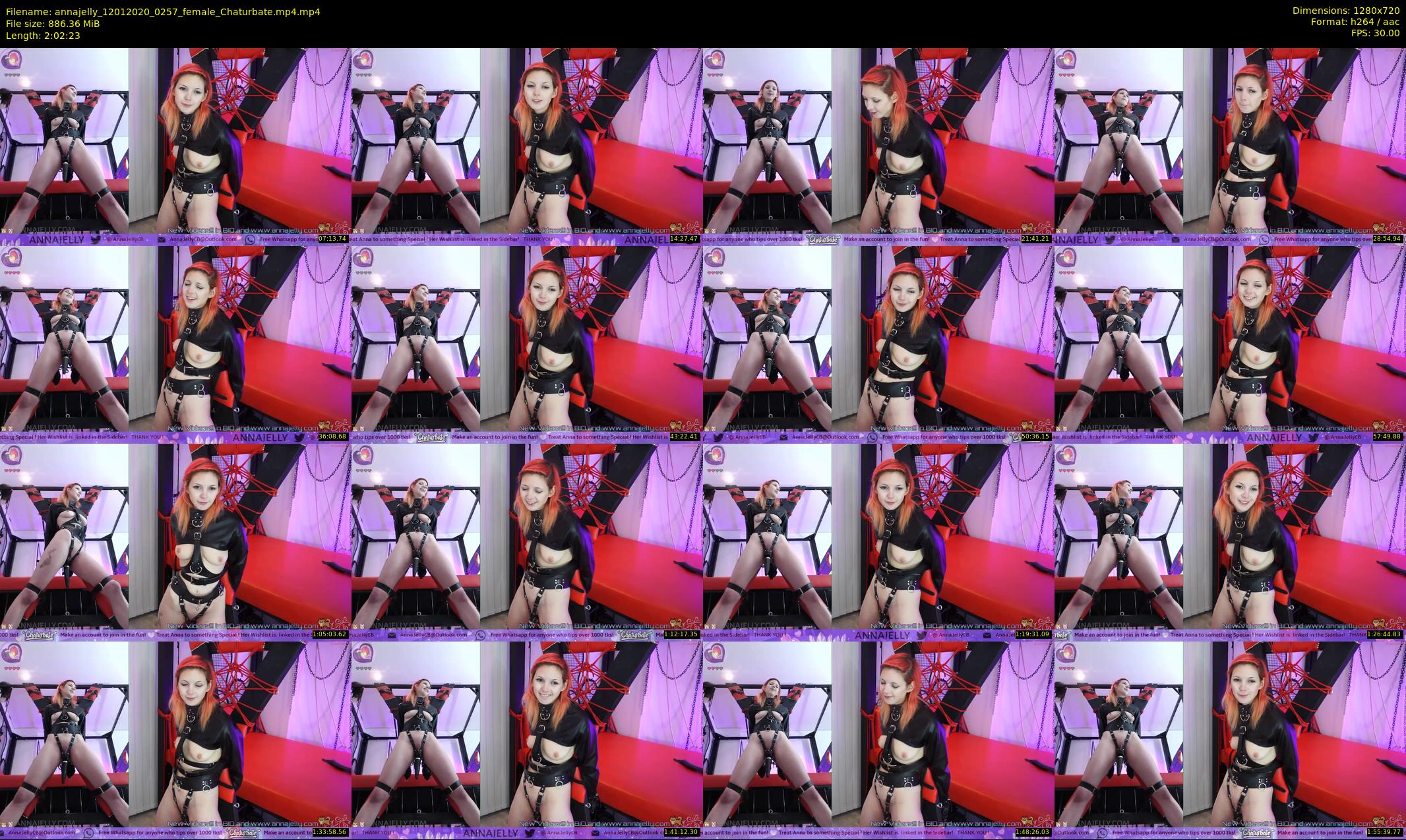 annajelly — 123 minute Chaturbate couple cam show recording, 720p, Jan 12, 2020
