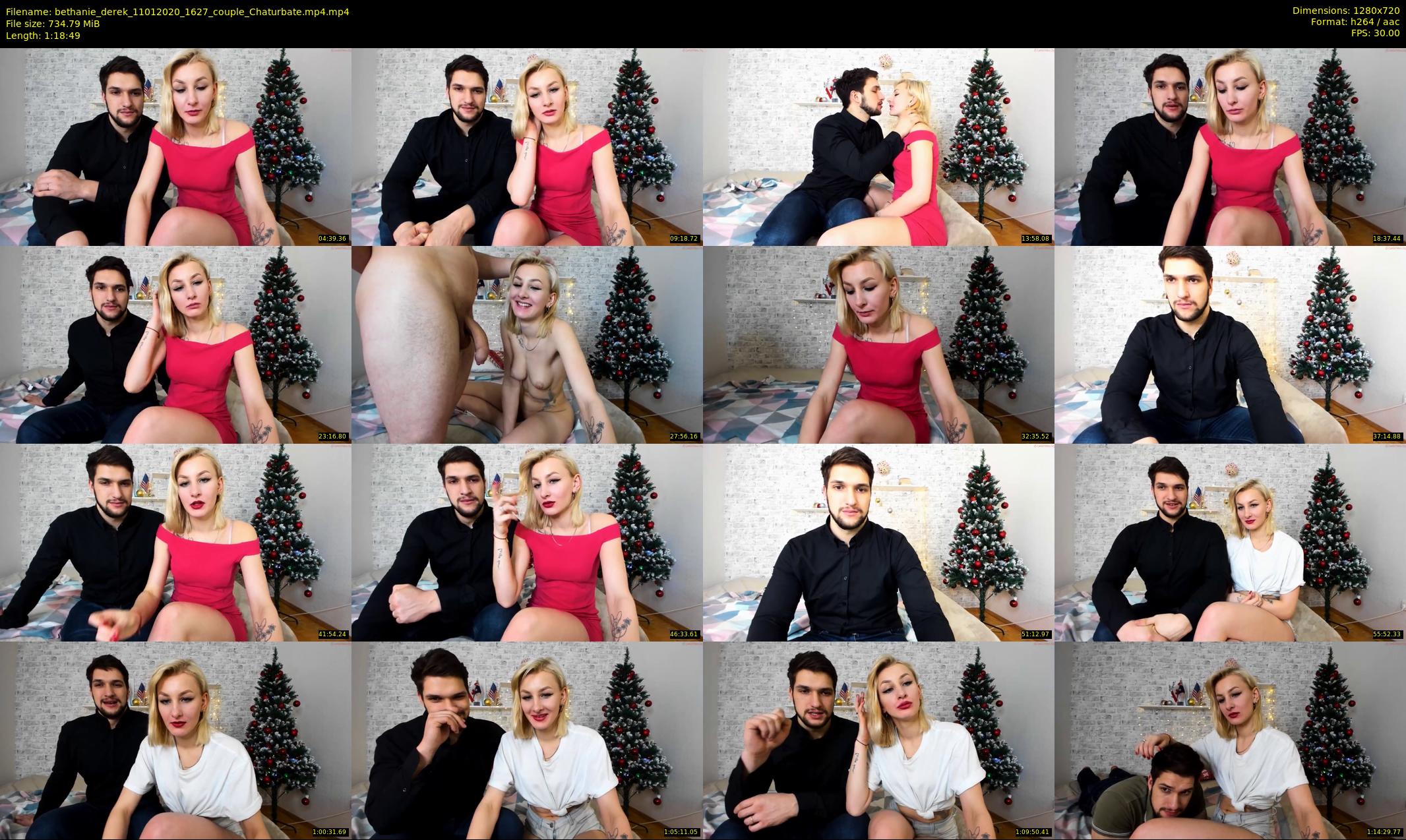 bethanie_derek — 79 minute Chaturbate couple cam show recording, 720p, Jan 11, 2020