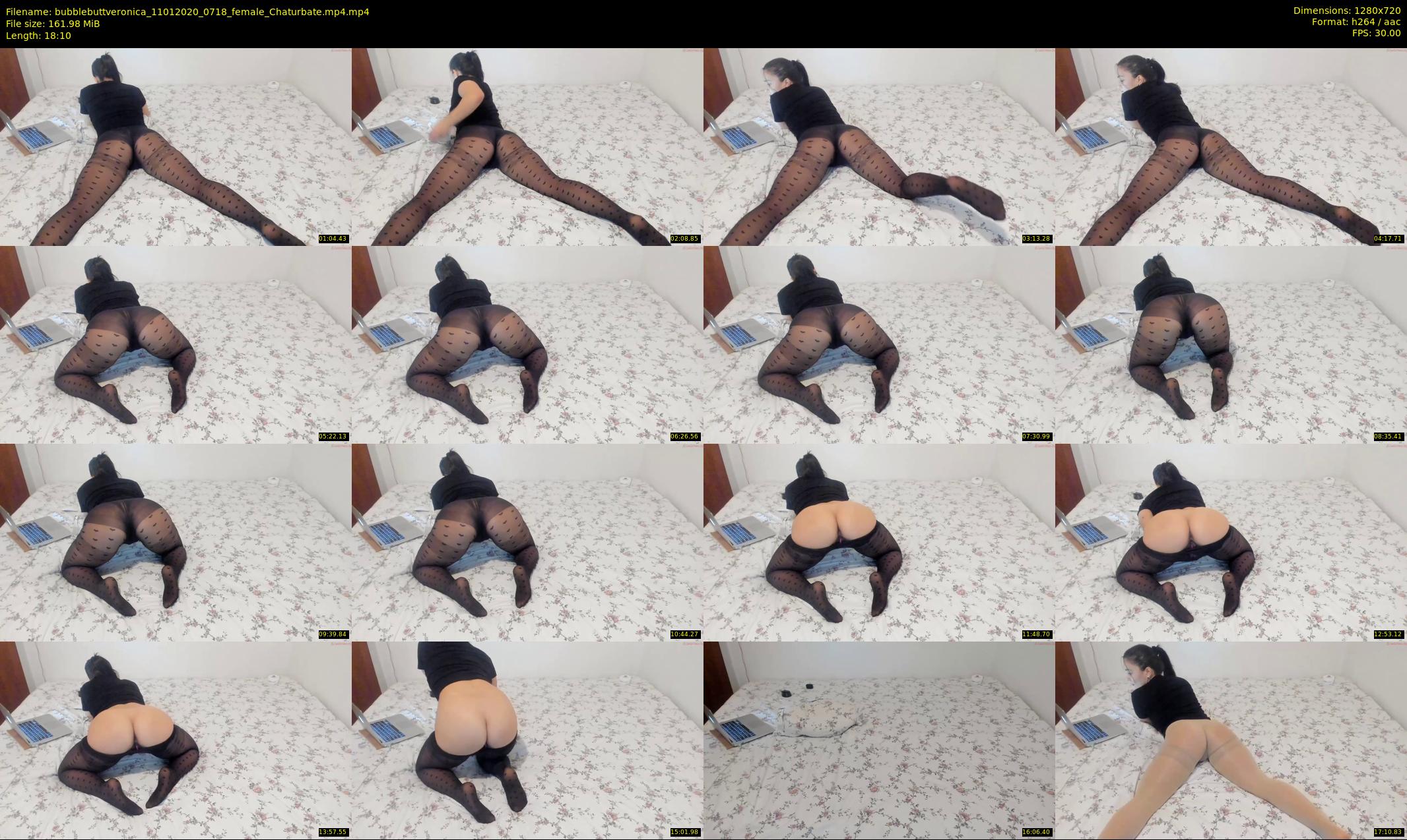 bubblebuttveronica — 19 minute Chaturbate female cam show recording, 720p, Jan 11, 2020