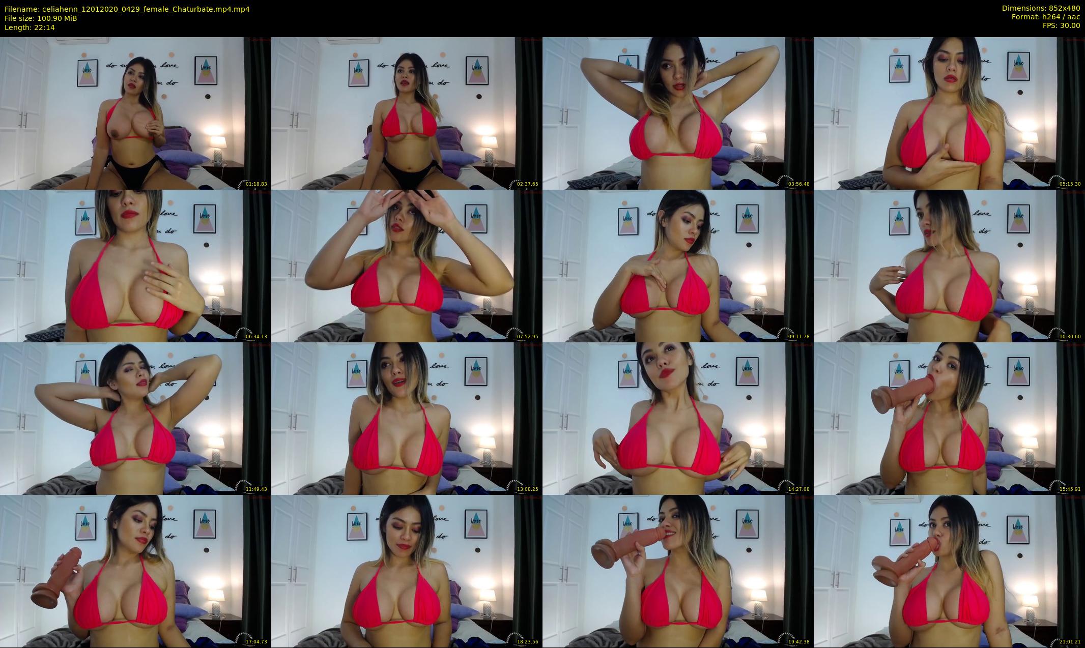 celiahenn — 23 minute Chaturbate female cam show recording, 480p, Jan 12, 2020