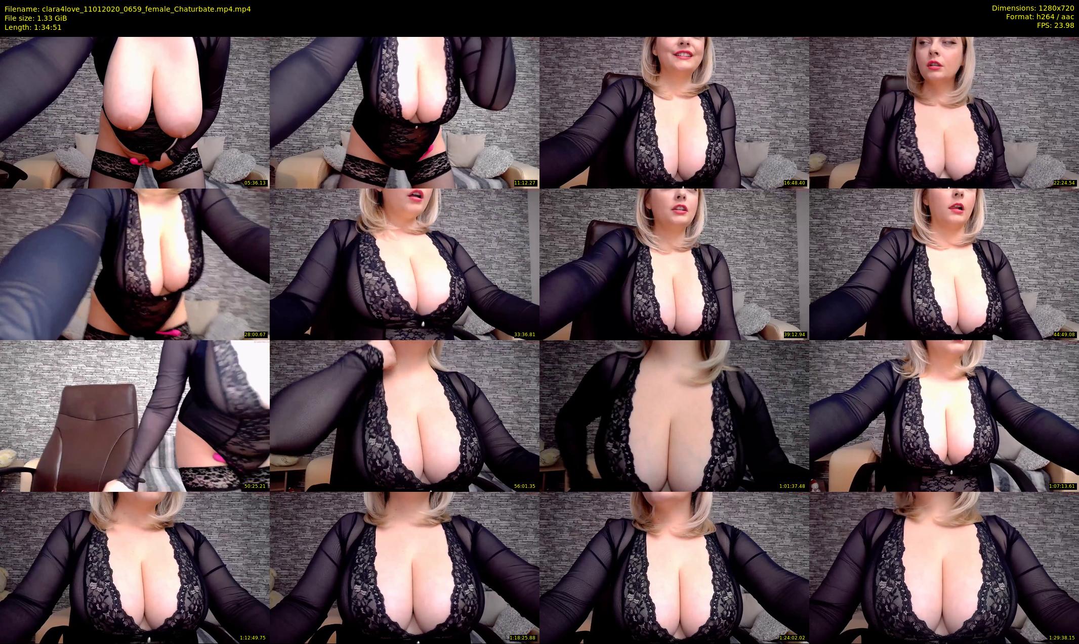 clara4love — 95 minute Chaturbate female cam show recording, 720p, Jan 11, 2020