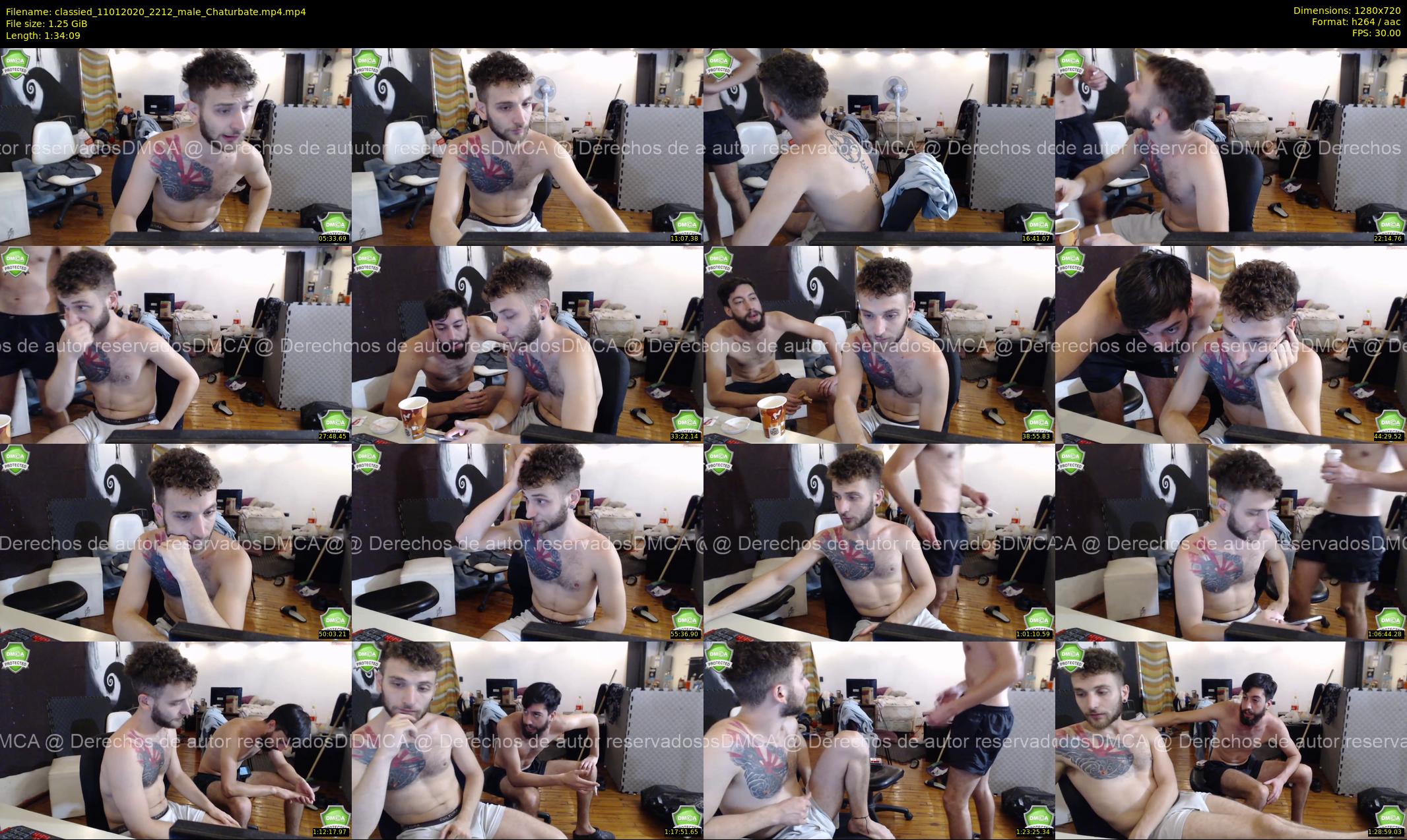 classied — 95 minute Chaturbate male cam show recording, 720p, Jan 11, 2020