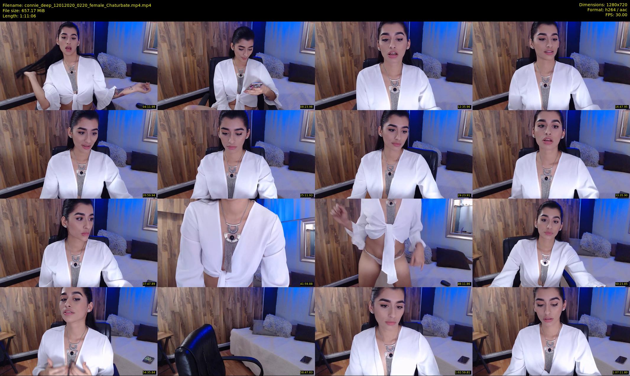 connie_deep — 72 minute Chaturbate female cam show recording, 720p, Jan 12, 2020