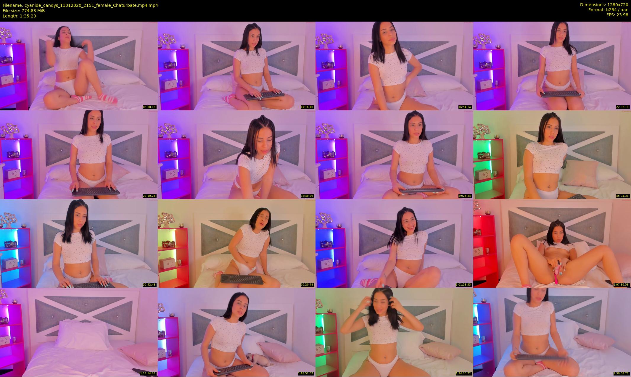 cyanide_candys — 96 minute Chaturbate female cam show recording, 720p, Jan 11, 2020