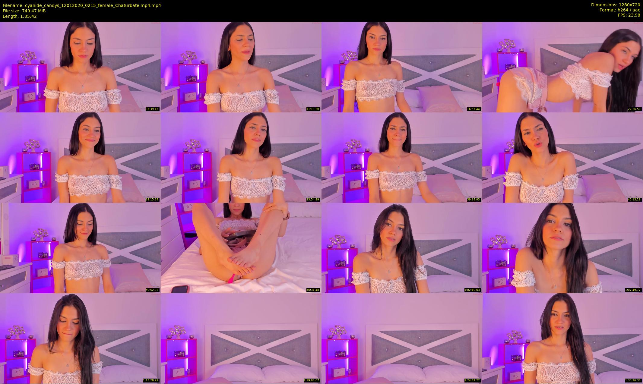cyanide_candys — 96 minute Chaturbate female cam show recording, 720p, Jan 12, 2020