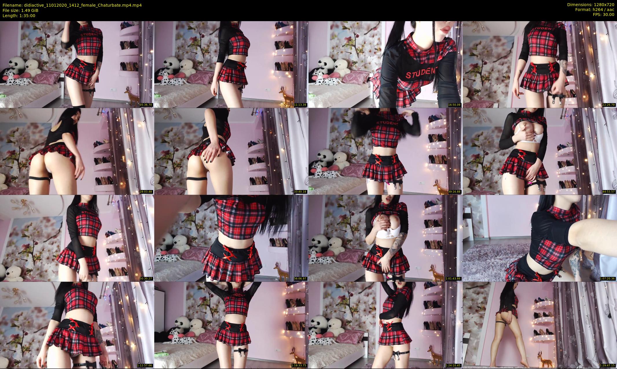 didiactive — 95 minute Chaturbate female cam show recording, 720p, Jan 11, 2020