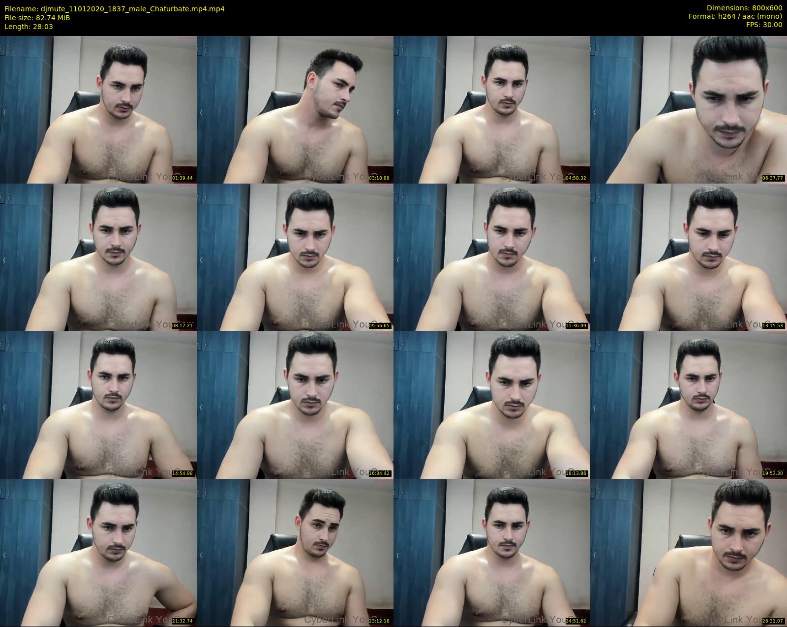 djmute — 29 minute Chaturbate male cam show recording, 480p, Jan 11, 2020