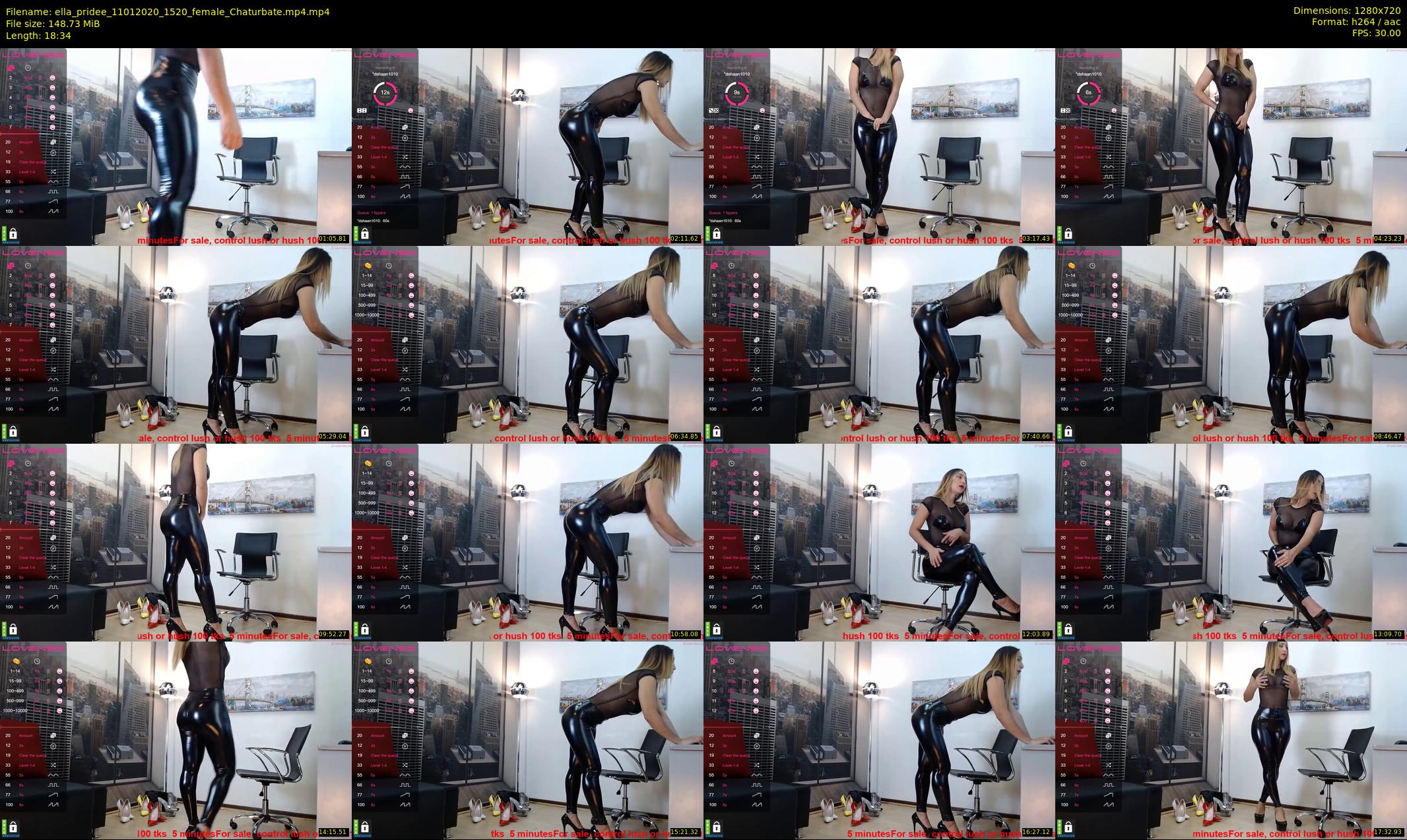 ella_pridee — 19 minute Chaturbate female cam show recording, 720p, Jan 11, 2020