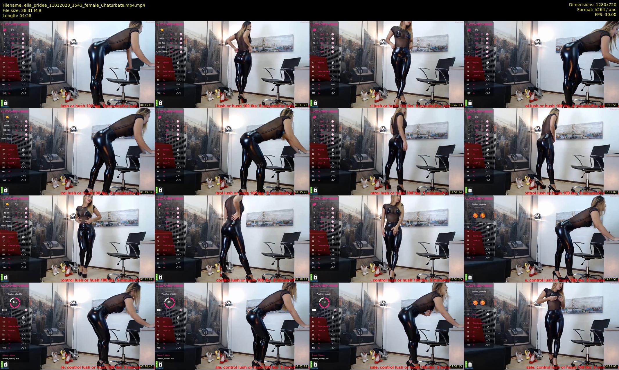 ella_pridee — 5 minute Chaturbate female cam show recording, 720p, Jan 11, 2020