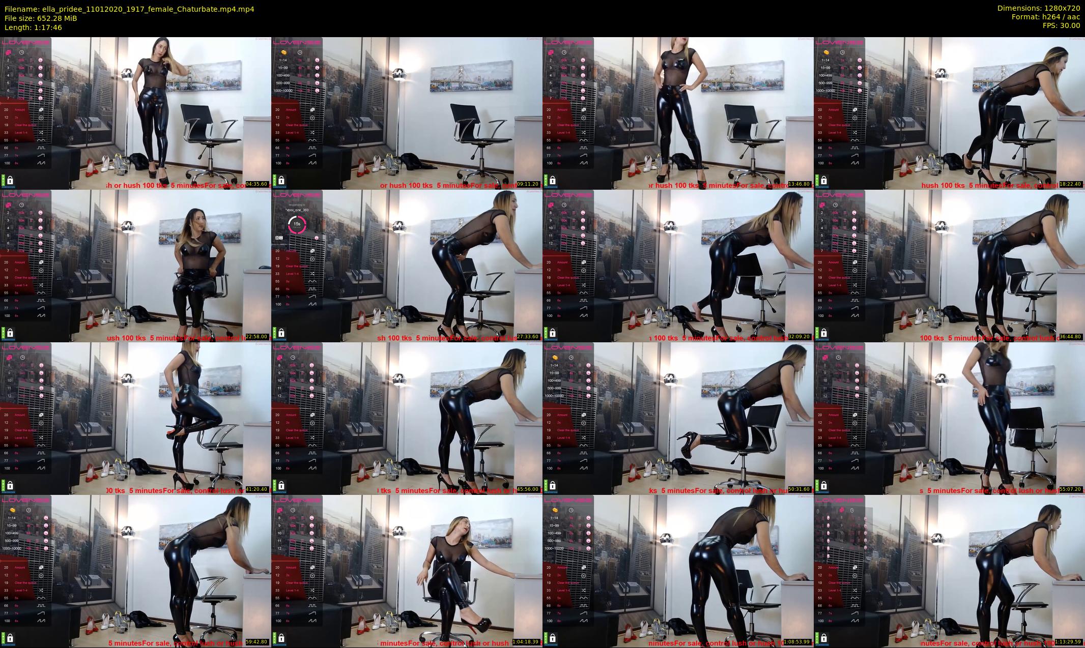 ella_pridee — 78 minute Chaturbate female cam show recording, 720p, Jan 11, 2020