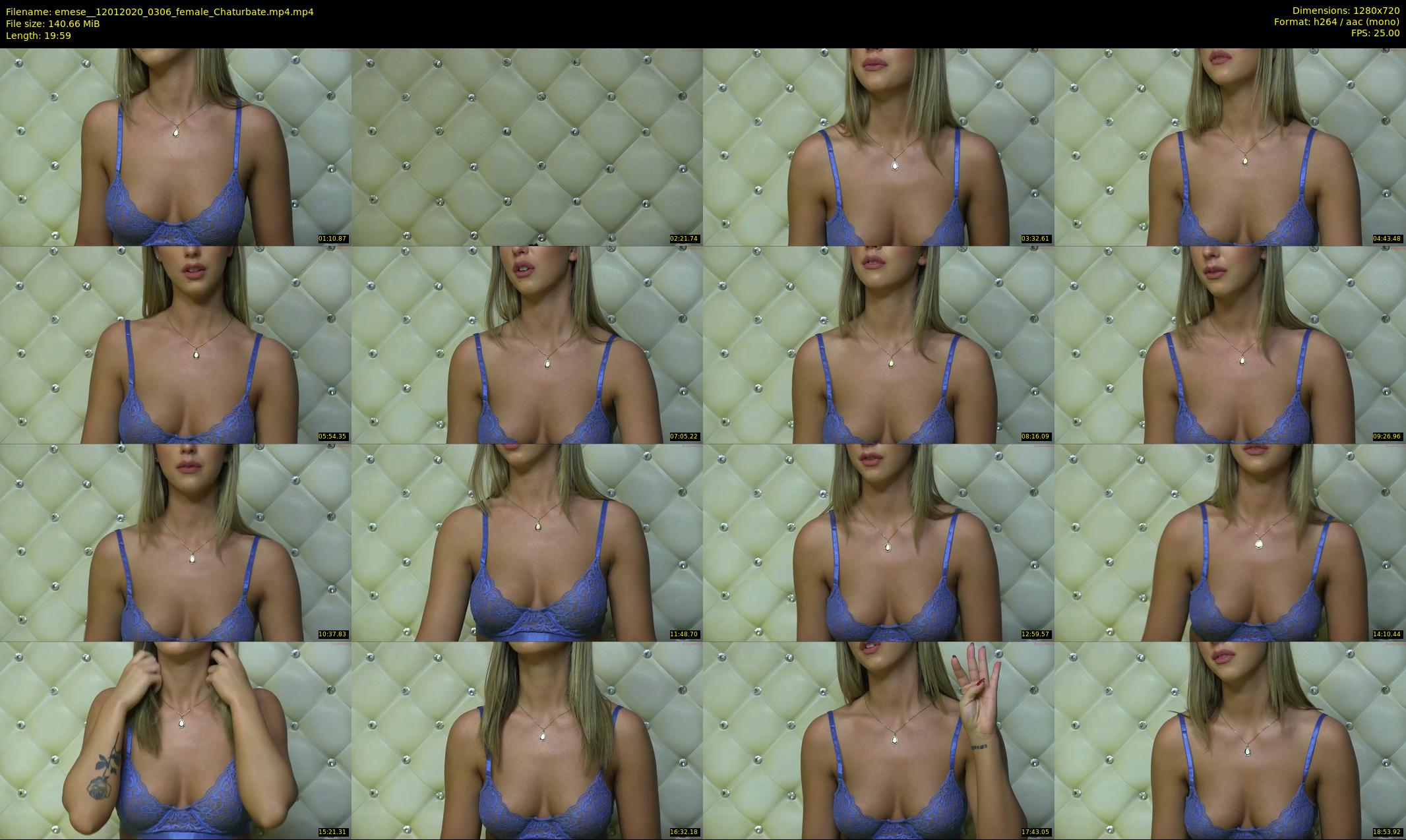 emese_ — 20 minute Chaturbate female cam show recording, 720p, Jan 12, 2020