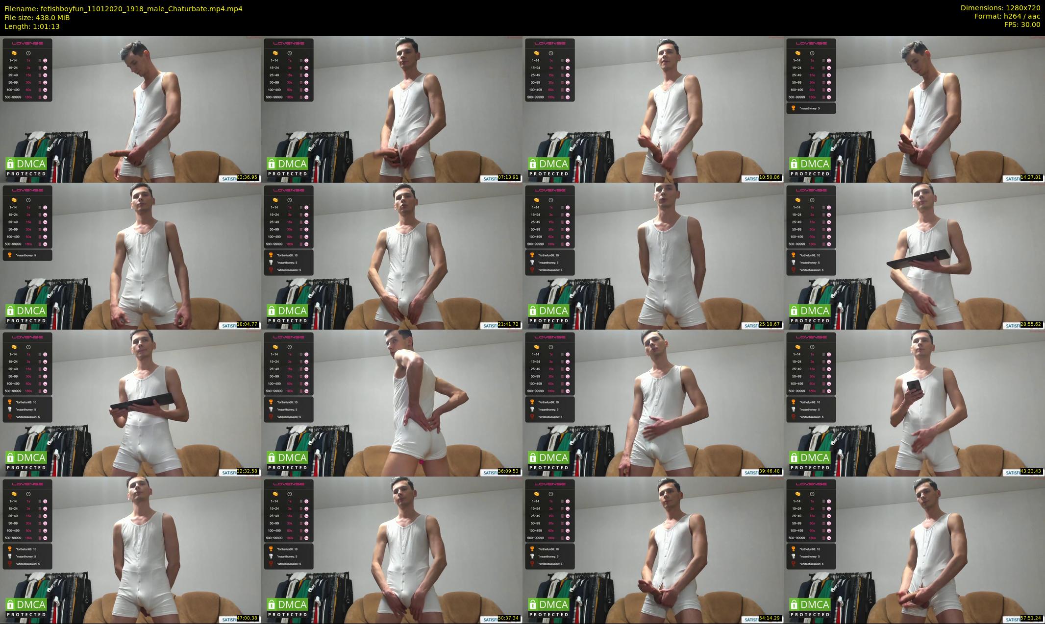fetishboyfun — 62 minute Chaturbate male cam show recording, 720p, Jan 11, 2020