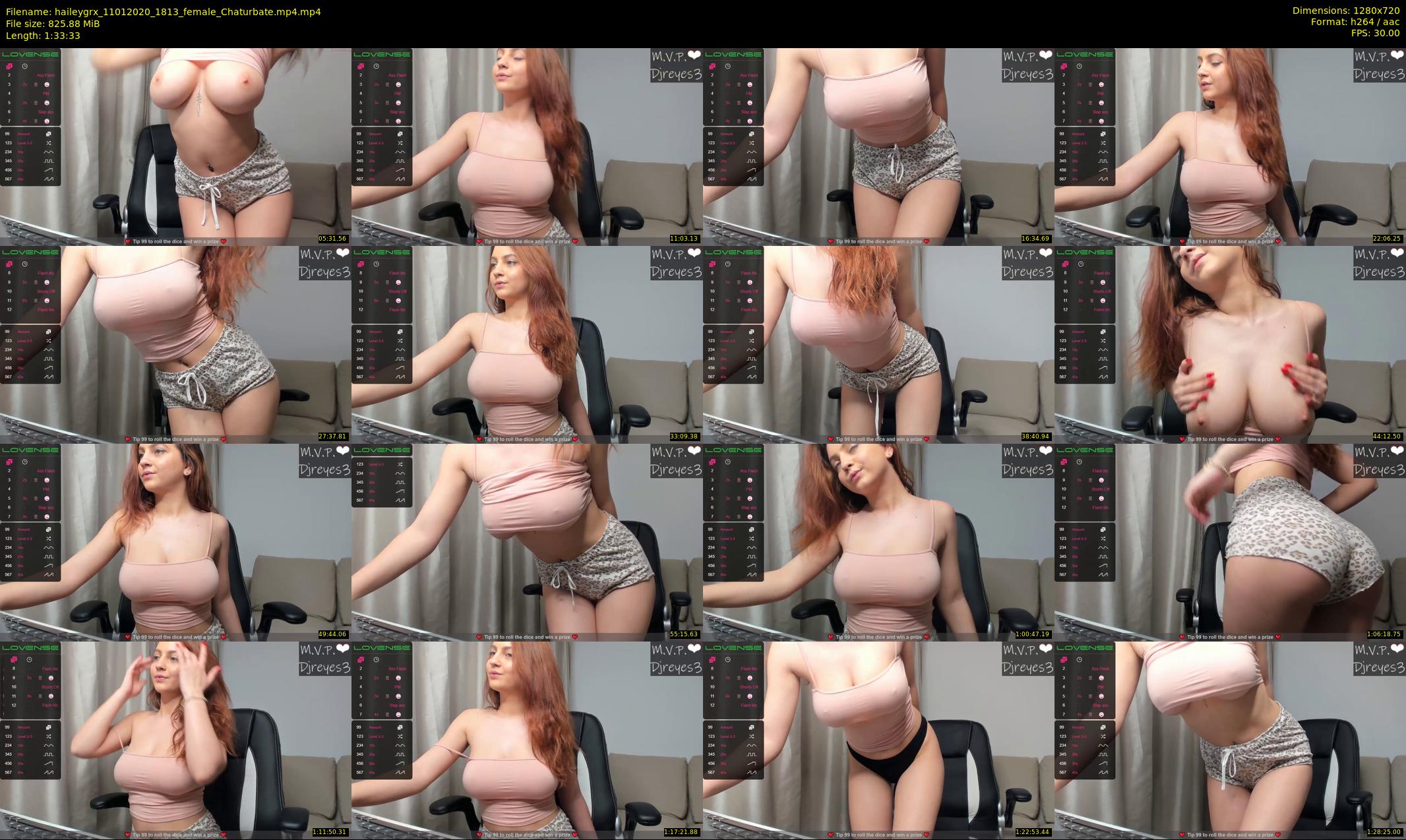 haileygrx — 94 minute Chaturbate female cam show recording, 720p, Jan 11, 2020
