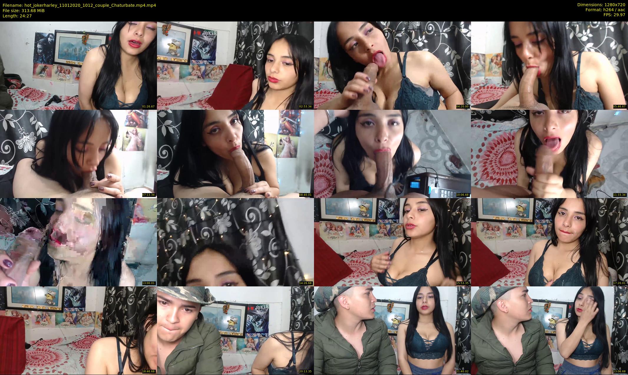 hot_jokerharley — 25 minute Chaturbate couple cam show recording, 720p, Jan 11, 2020