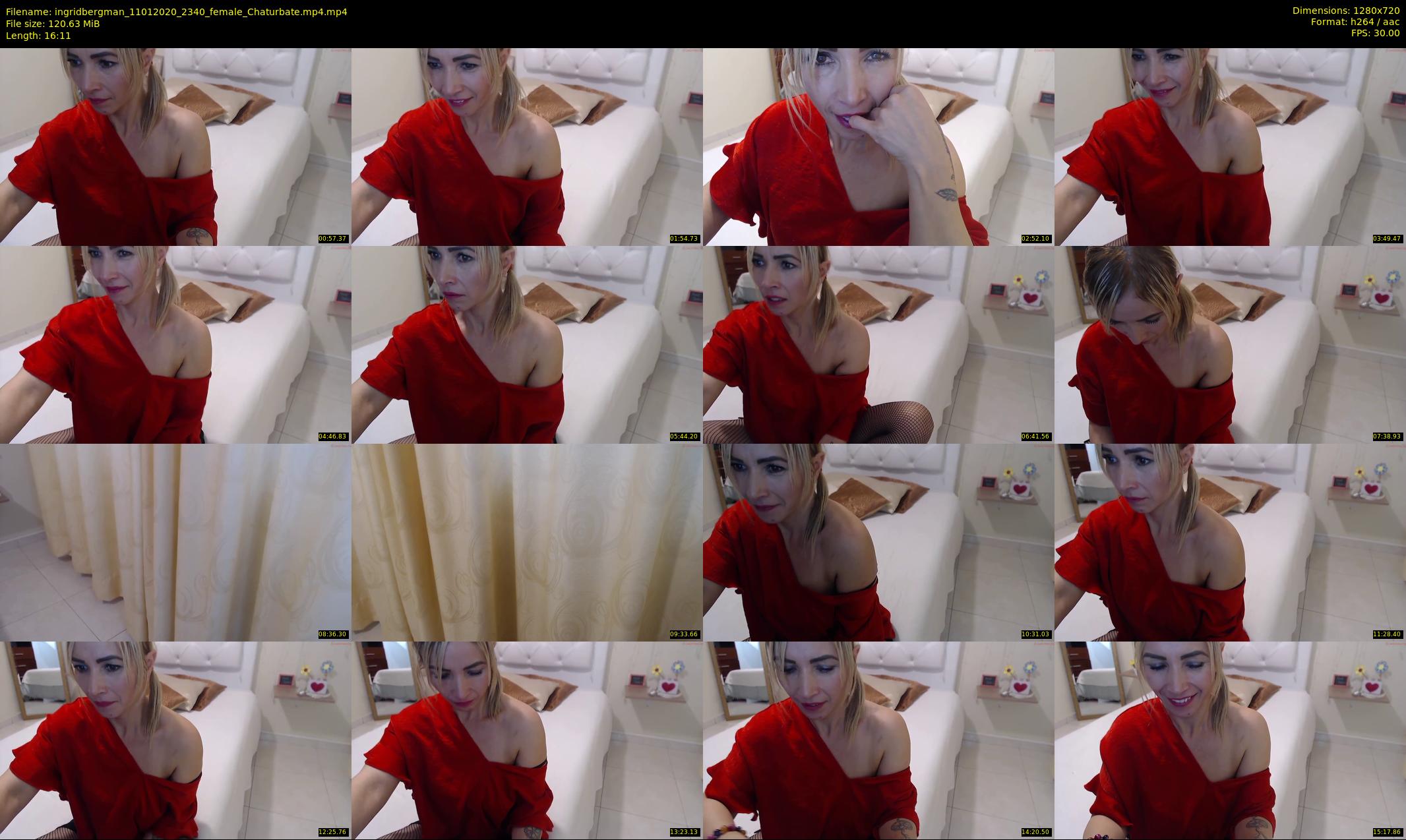 ingridbergman — 17 minute Chaturbate female cam show recording, 720p, Jan 11, 2020