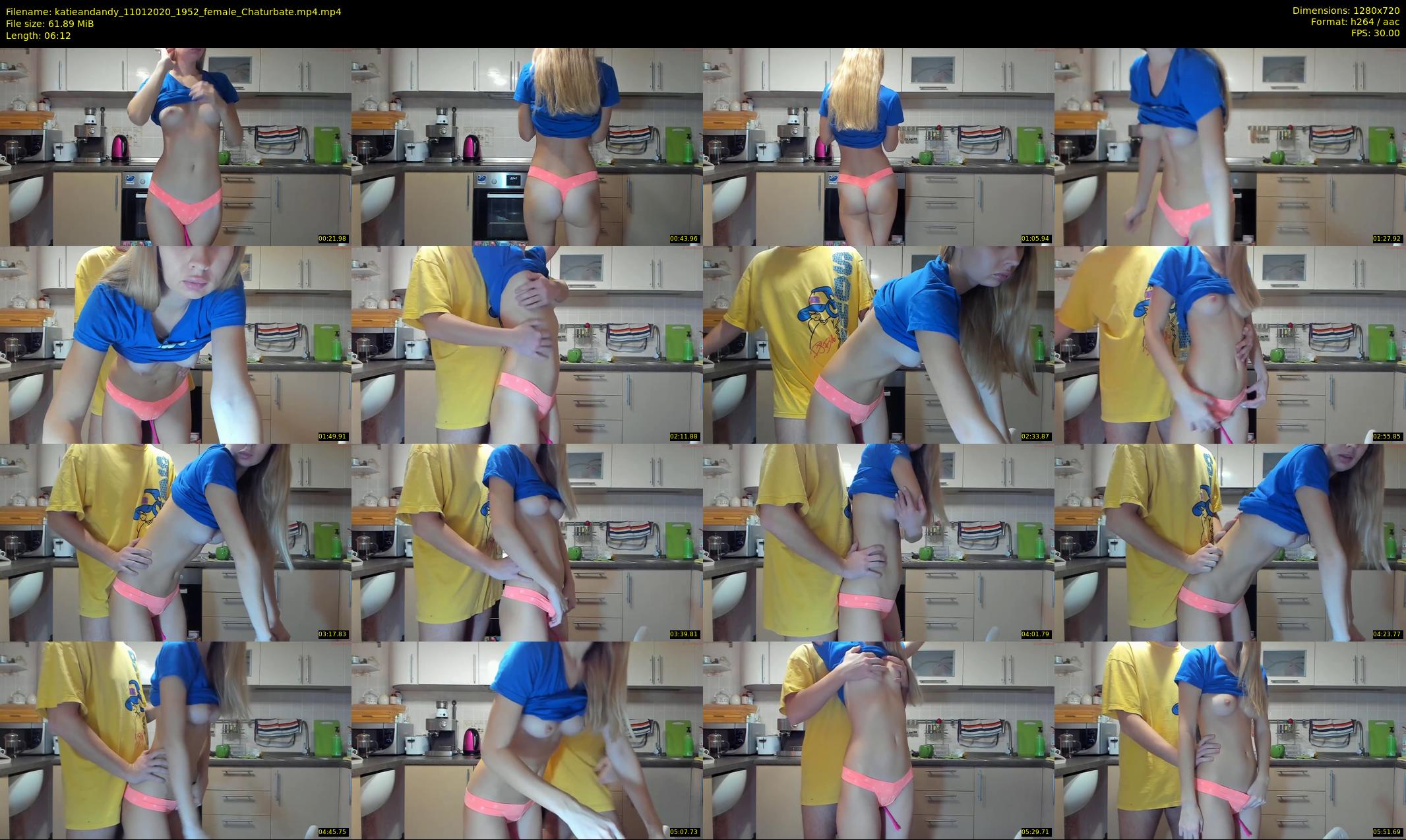 katieandandy — 7 minute Chaturbate female cam show recording, 720p, Jan 11, 2020