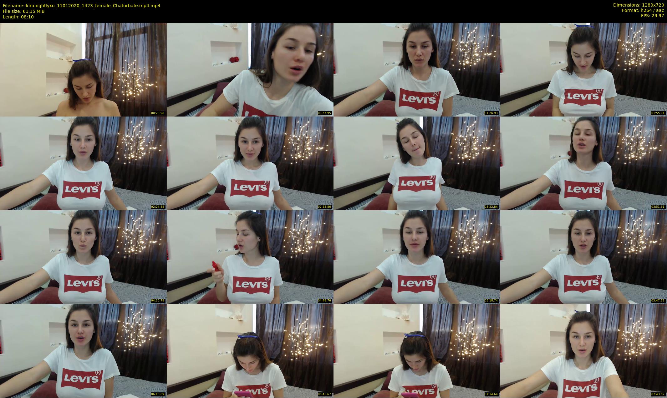 kiranightlyxo — 9 minute Chaturbate female cam show recording, 720p, Jan 11, 2020