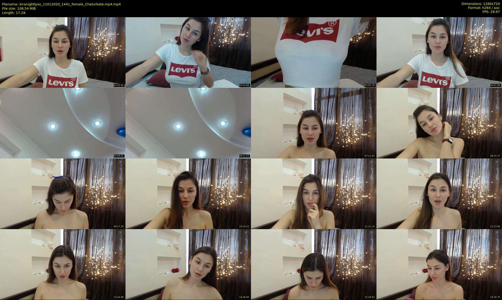 kiranightlyxo — 18 minute Chaturbate female cam show recording, 720p, Jan 11, 2020
