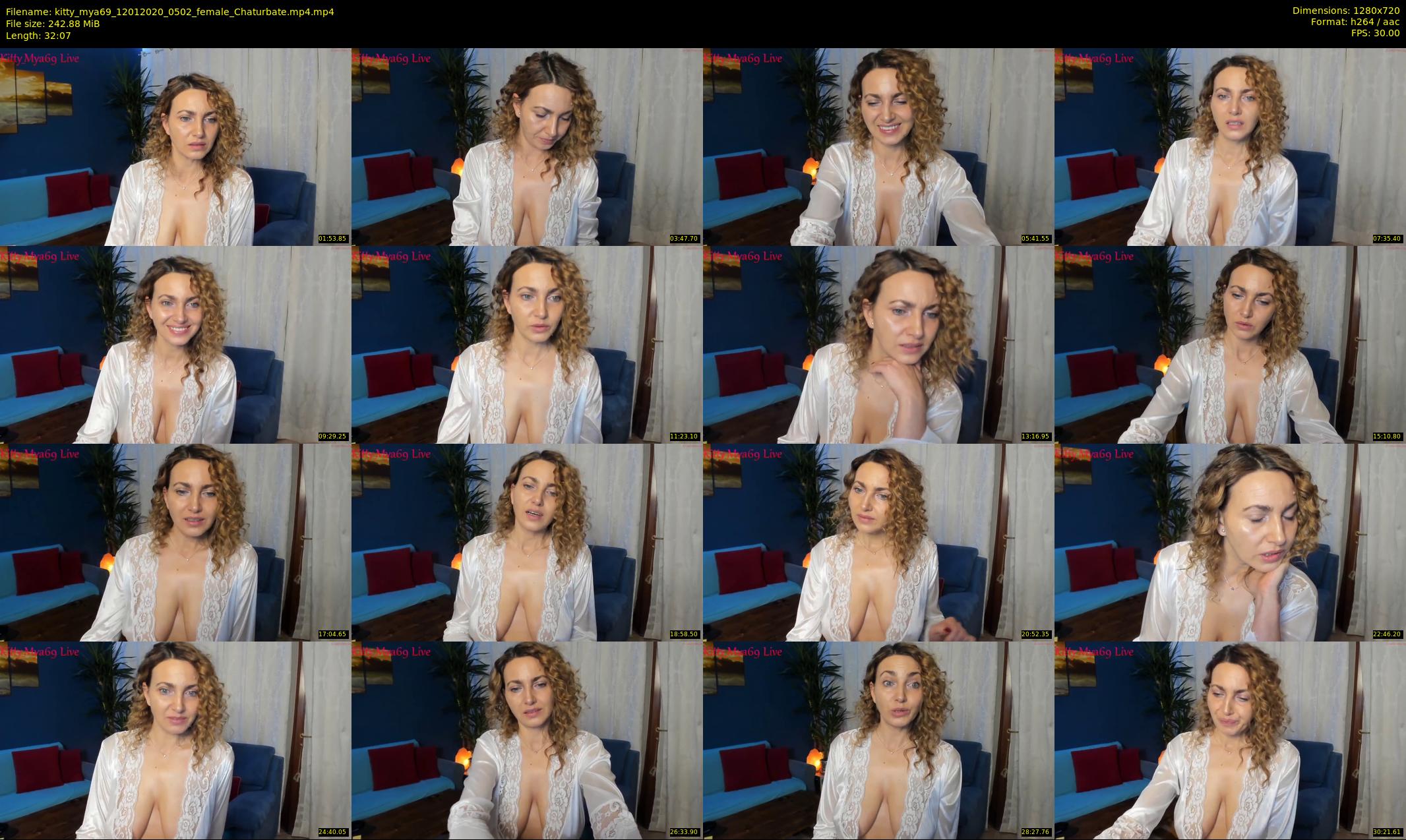 kitty_mya69 — 33 minute Chaturbate female cam show recording, 720p, Jan 12, 2020