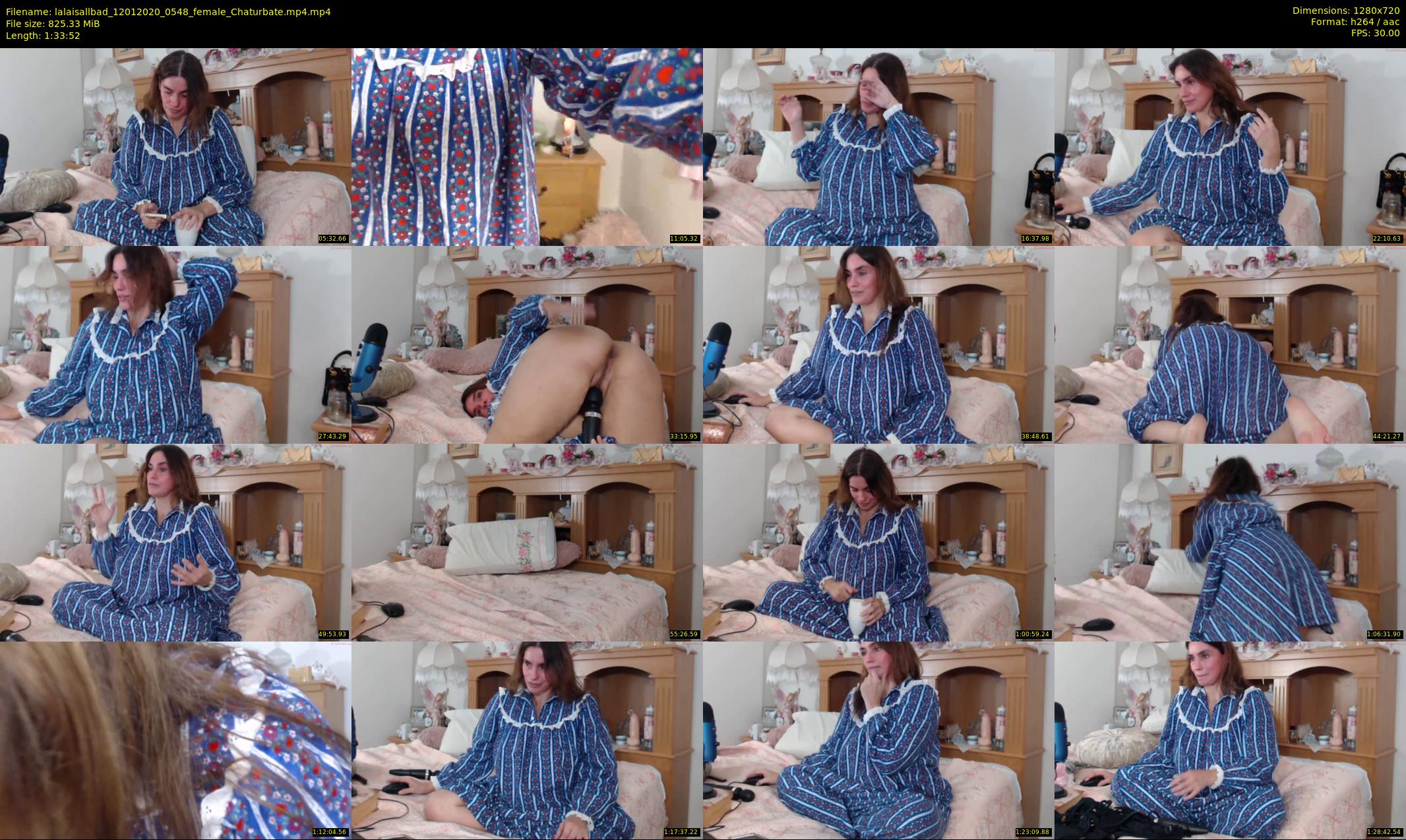 lalaisallbad — 94 minute Chaturbate female cam show recording, 720p, Jan 12, 2020
