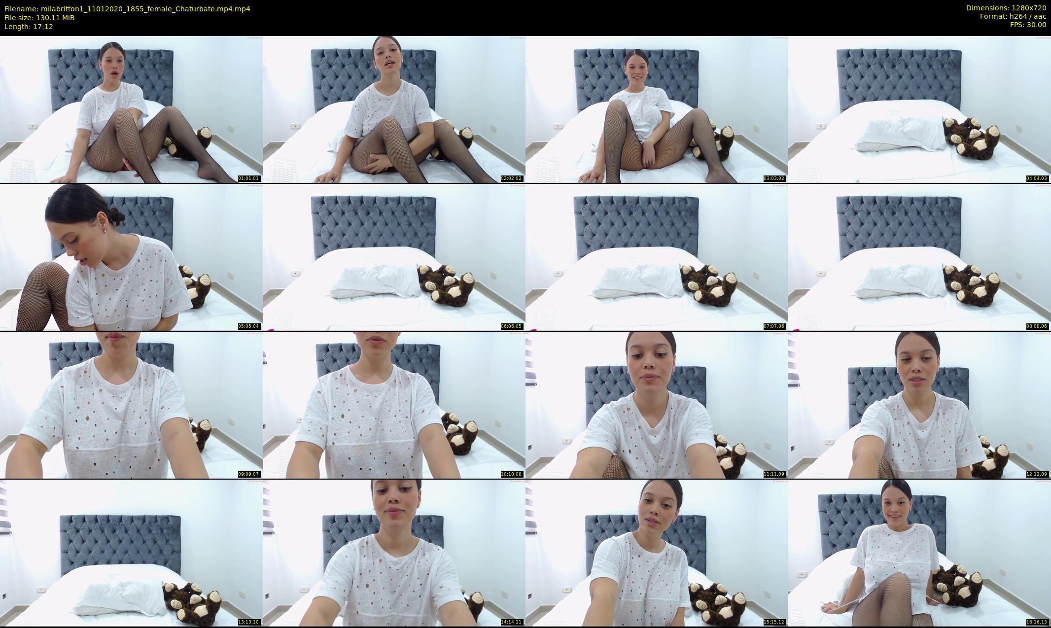milabritton1 — 18 minute Chaturbate female cam show recording, 720p, Jan 11, 2020