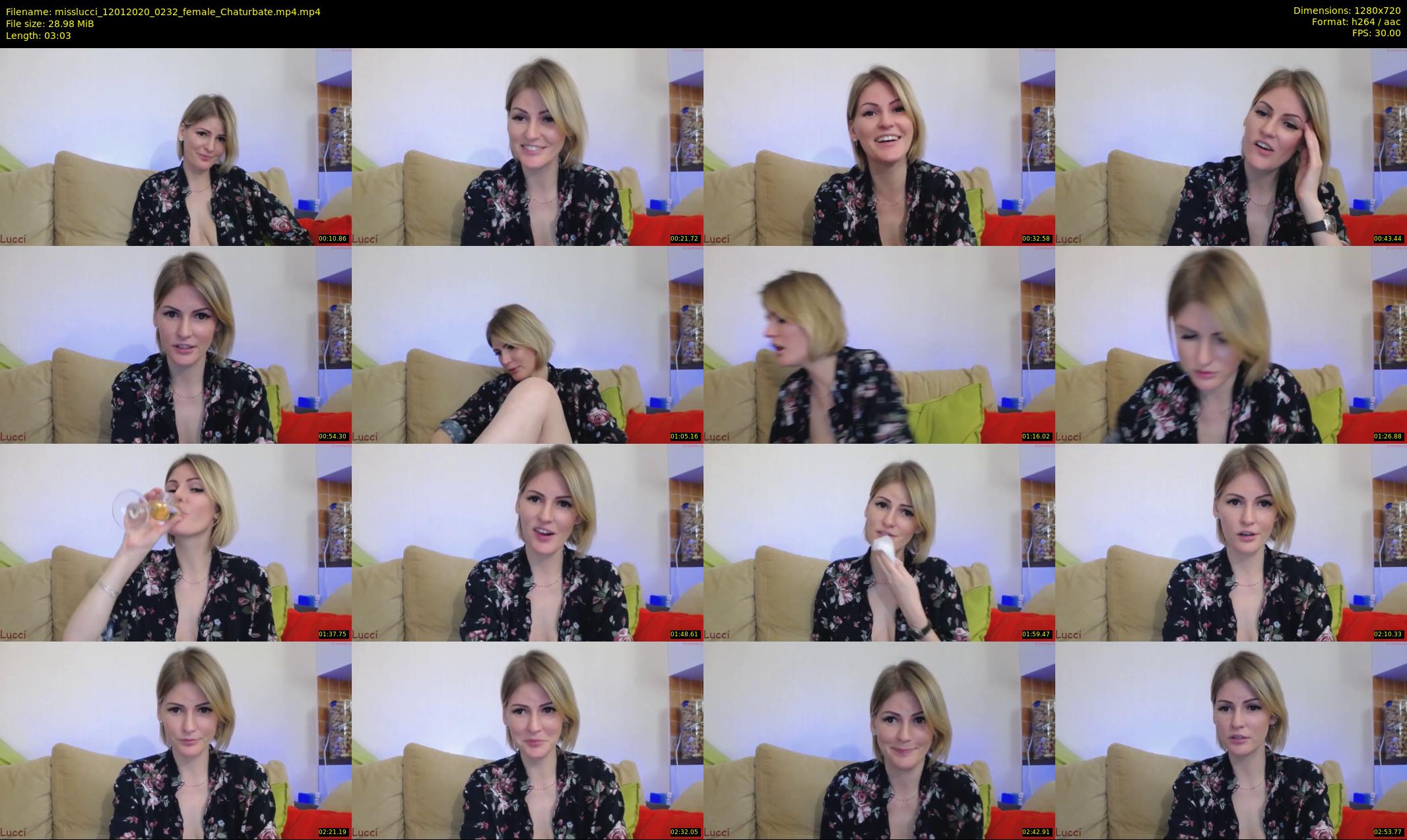 misslucci — 4 minute Chaturbate female cam show recording, 720p, Jan 12, 2020