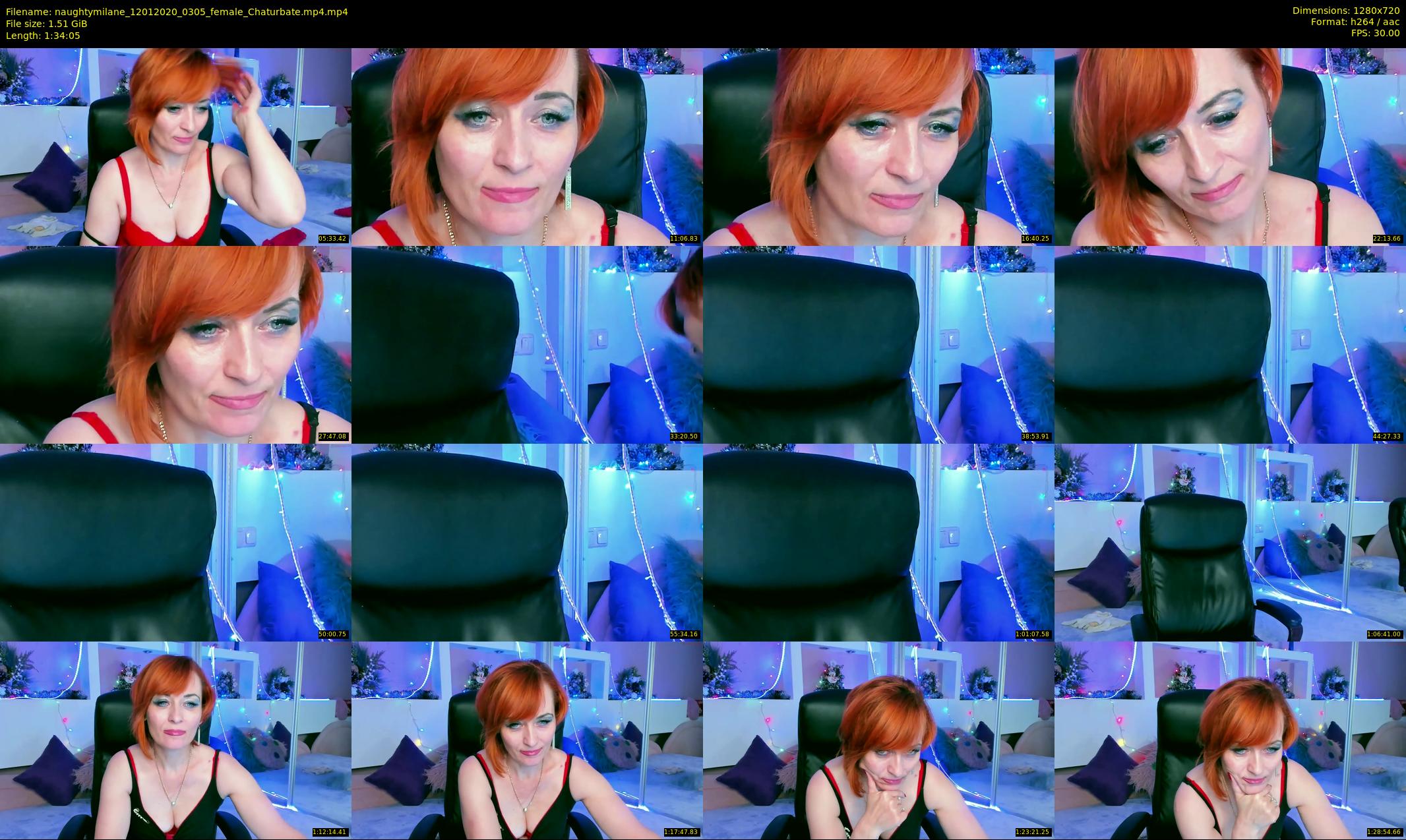 naughtymilane — 95 minute Chaturbate female cam show recording, 720p, Jan 12, 2020