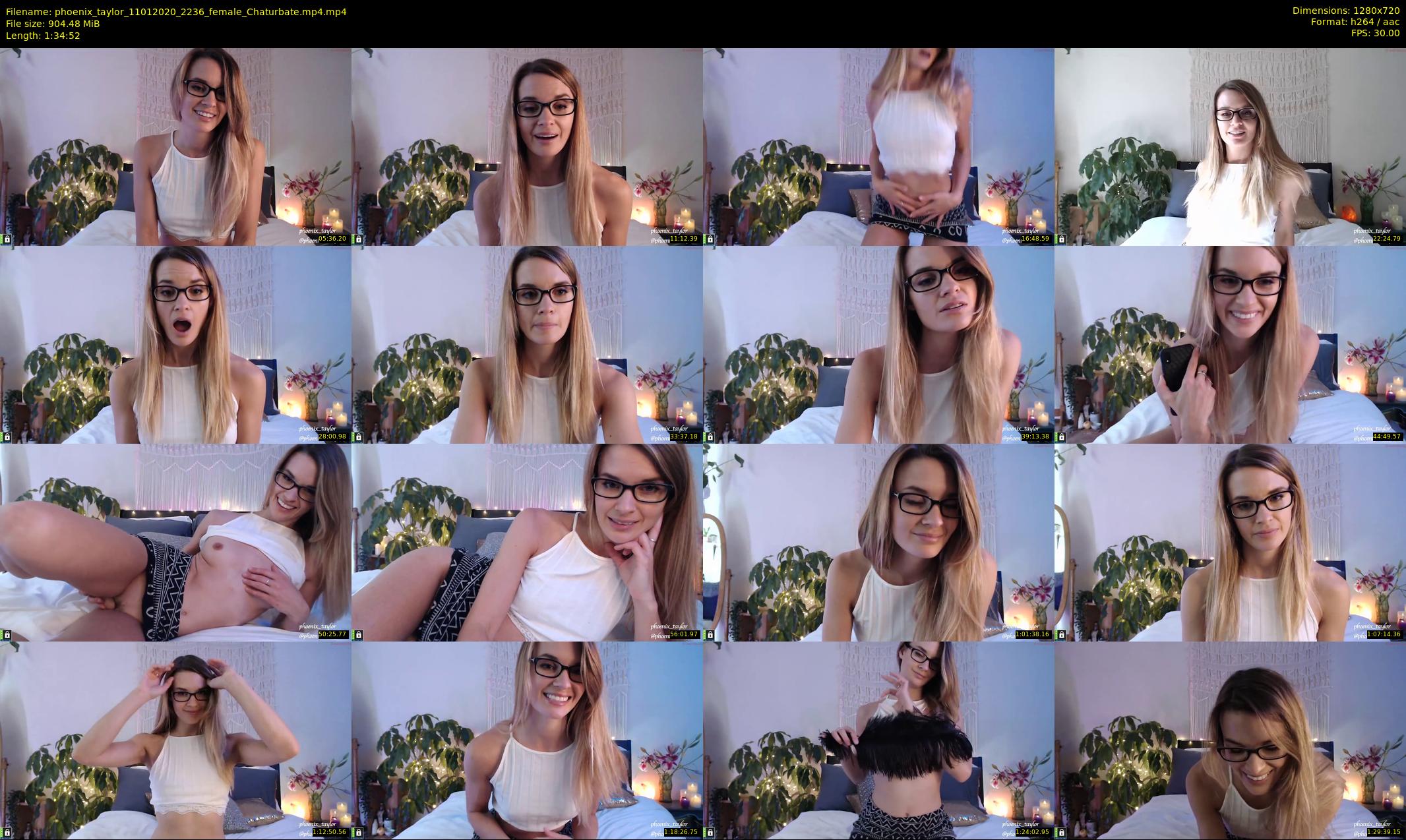 phoenix_taylor — 95 minute Chaturbate female cam show recording, 720p, Jan 11, 2020