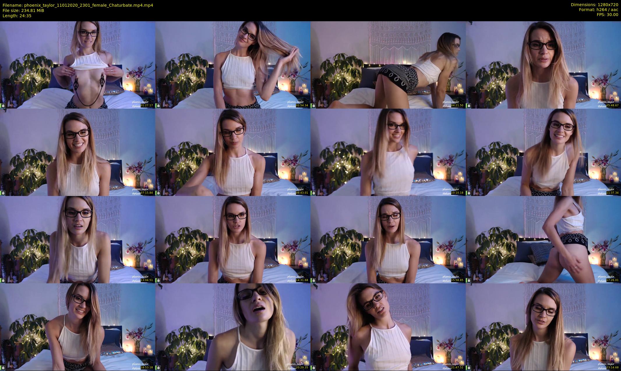 phoenix_taylor — 25 minute Chaturbate female cam show recording, 720p, Jan 11, 2020
