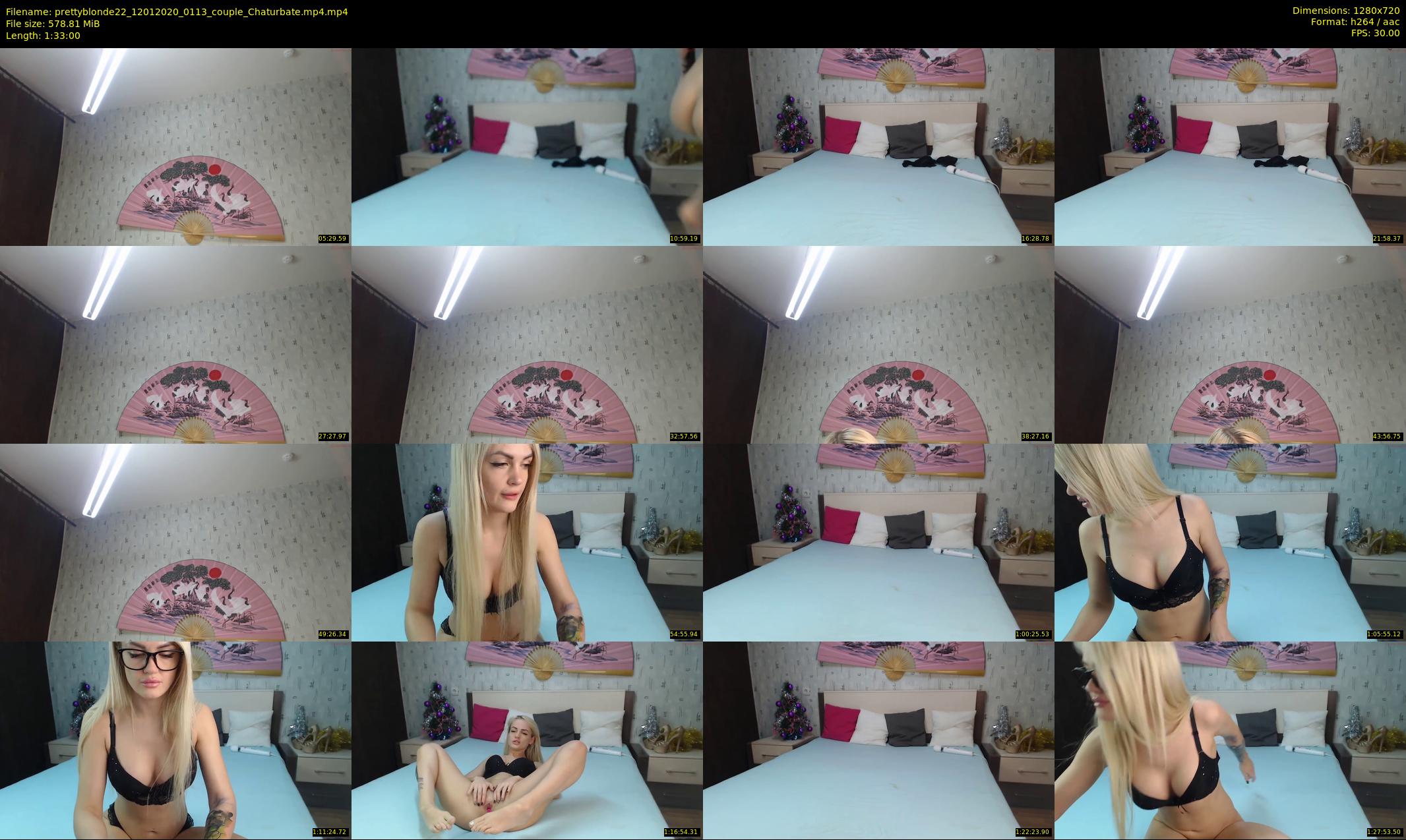 prettyblonde22 — 93 minute Chaturbate female cam show recording, 720p, Jan 12, 2020