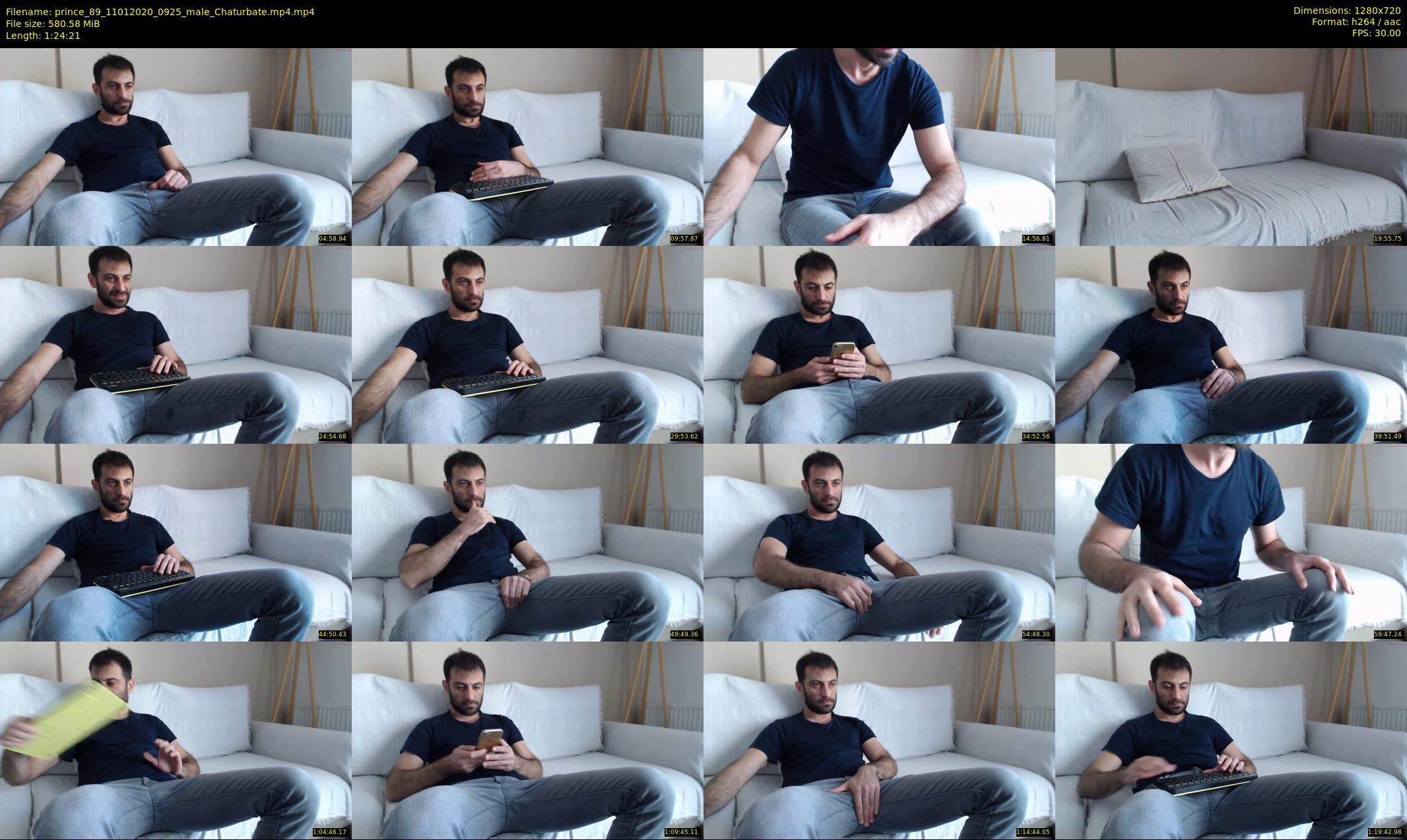 prince_89 — 85 minute Chaturbate male cam show recording, 720p, Jan 11, 2020