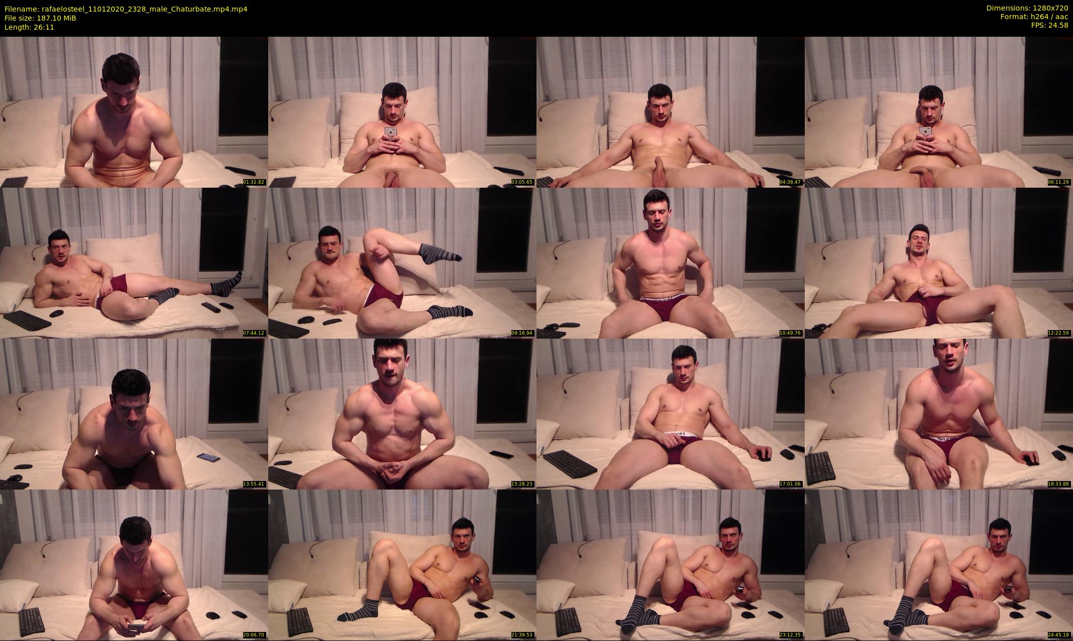 rafaelosteel — 27 minute Chaturbate male cam show recording, 720p, Jan 11, 2020