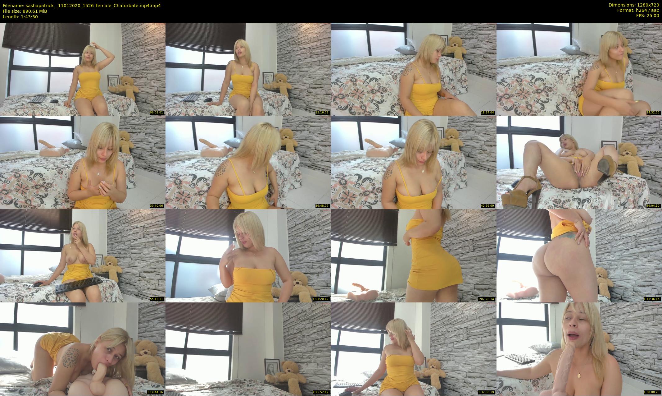 sashapatrick_ — 104 minute Chaturbate female cam show recording, 720p, Jan 11, 2020