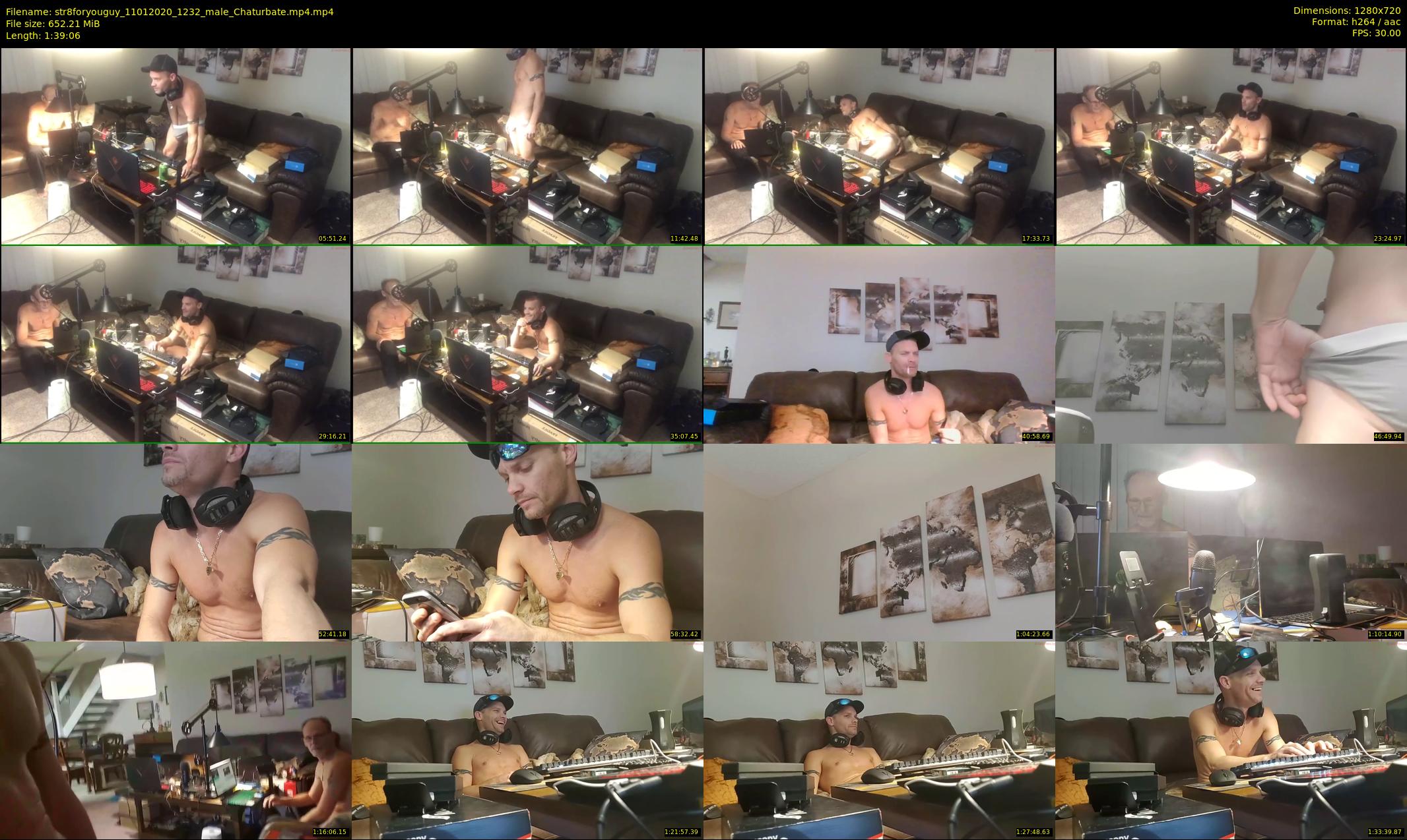 str8foryouguy — 100 minute Chaturbate male cam show recording, 720p, Jan 11, 2020