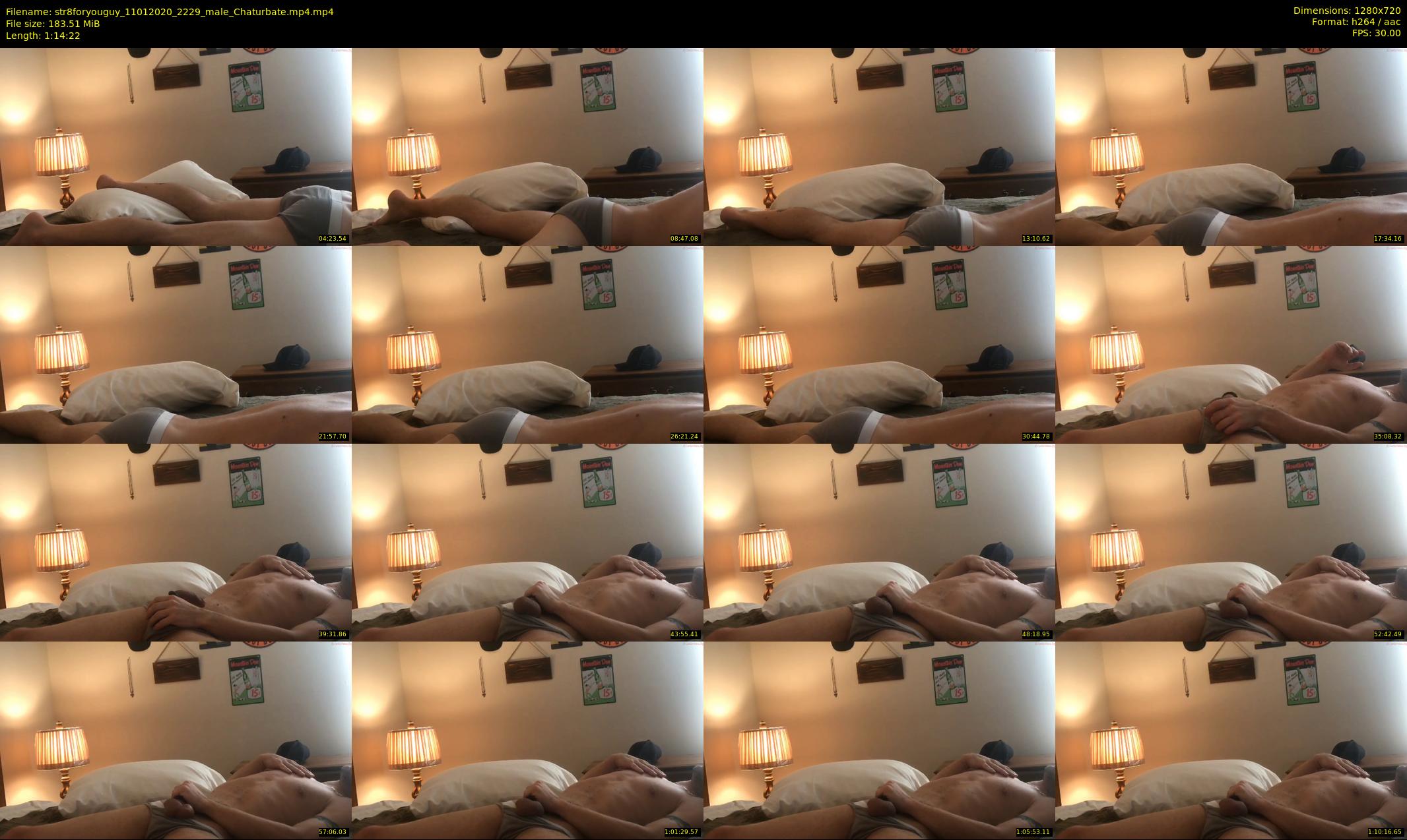 str8foryouguy — 75 minute Chaturbate male cam show recording, 720p, Jan 11, 2020