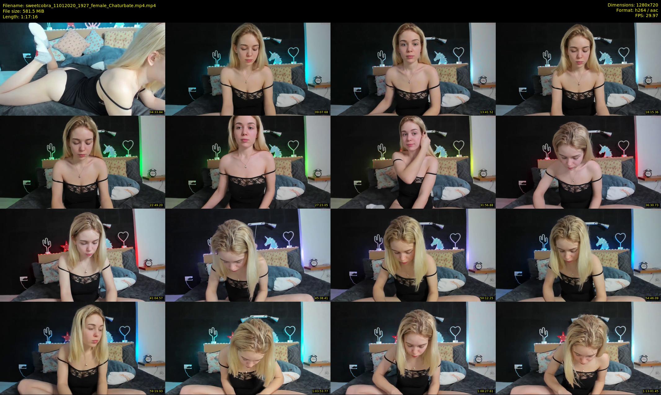sweetcobra — 78 minute Chaturbate female cam show recording, 720p, Jan 11, 2020