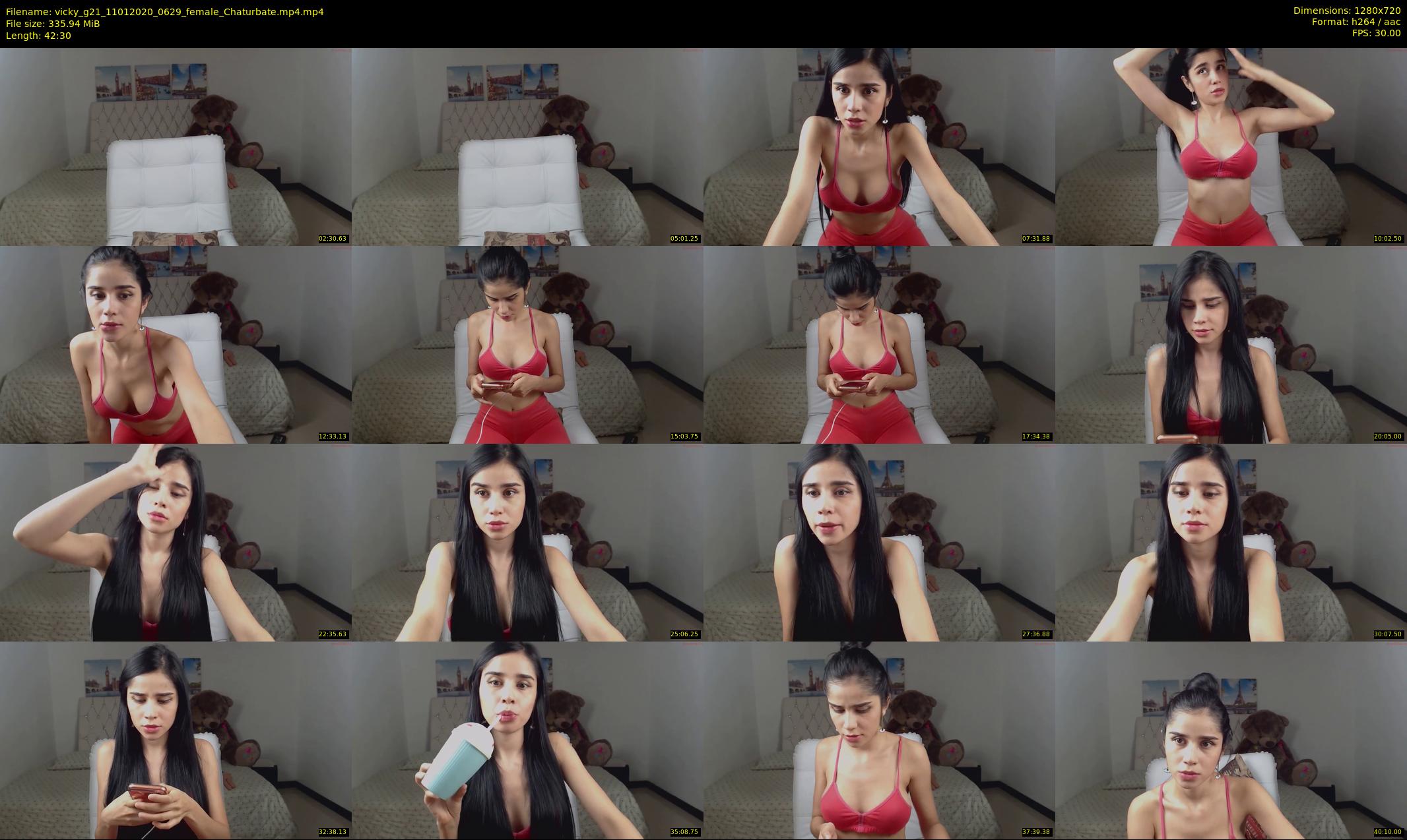 vicky_g21 — 43 minute Chaturbate female cam show recording, 720p, Jan 11, 2020