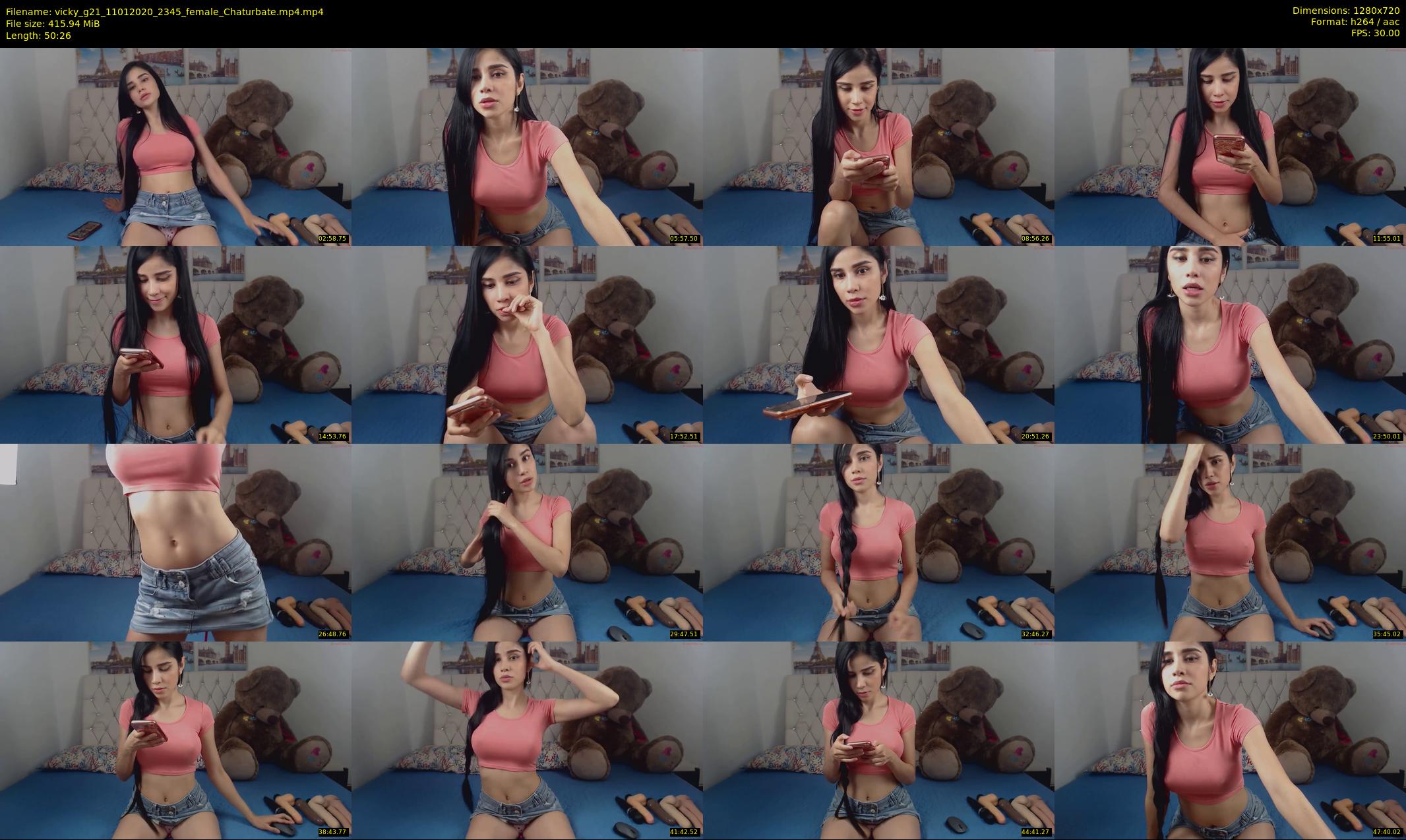 vicky_g21 — 51 minute Chaturbate female cam show recording, 720p, Jan 11, 2020