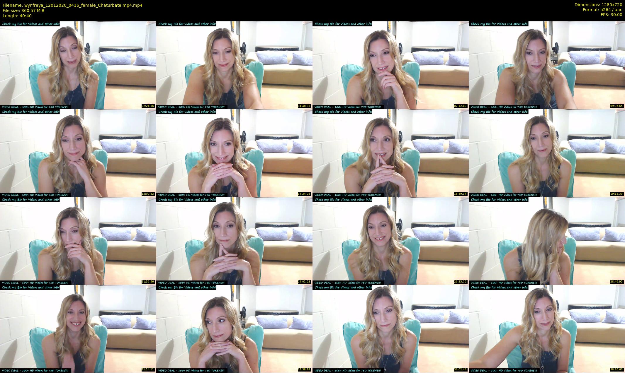 wynfreya — 41 minute Chaturbate female cam show recording, 720p, Jan 12, 2020