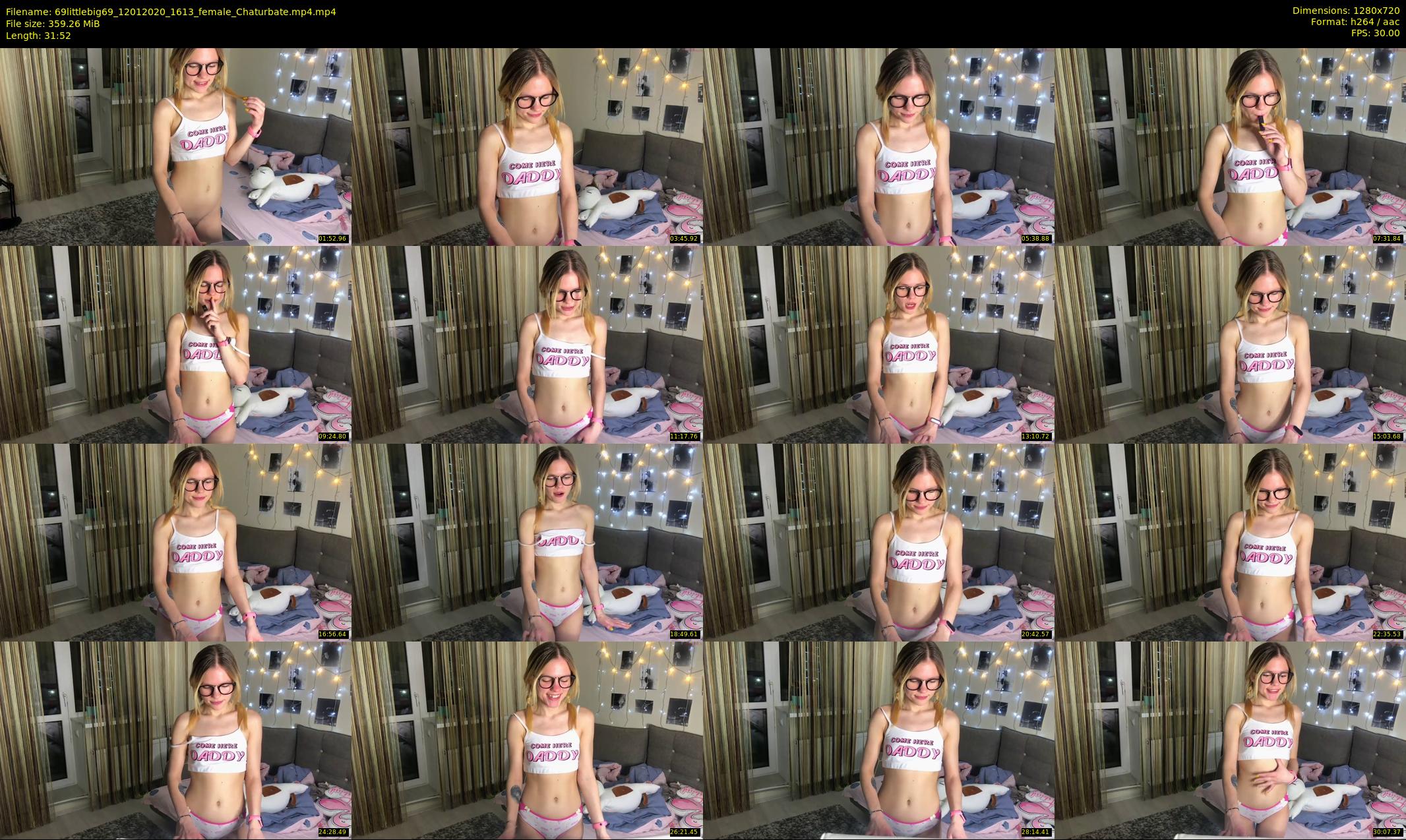 69littlebig69 — 32 minute Chaturbate couple cam show recording, 720p, Jan 12, 2020