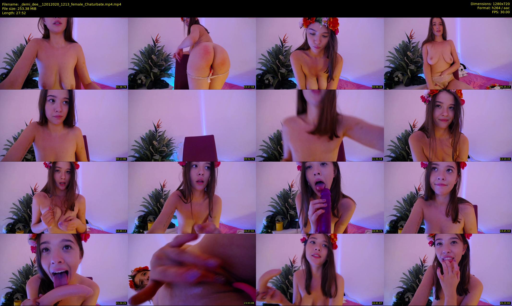 _demi_dee_ — 28 minute Chaturbate female cam show recording, 720p, Jan 12, 2020