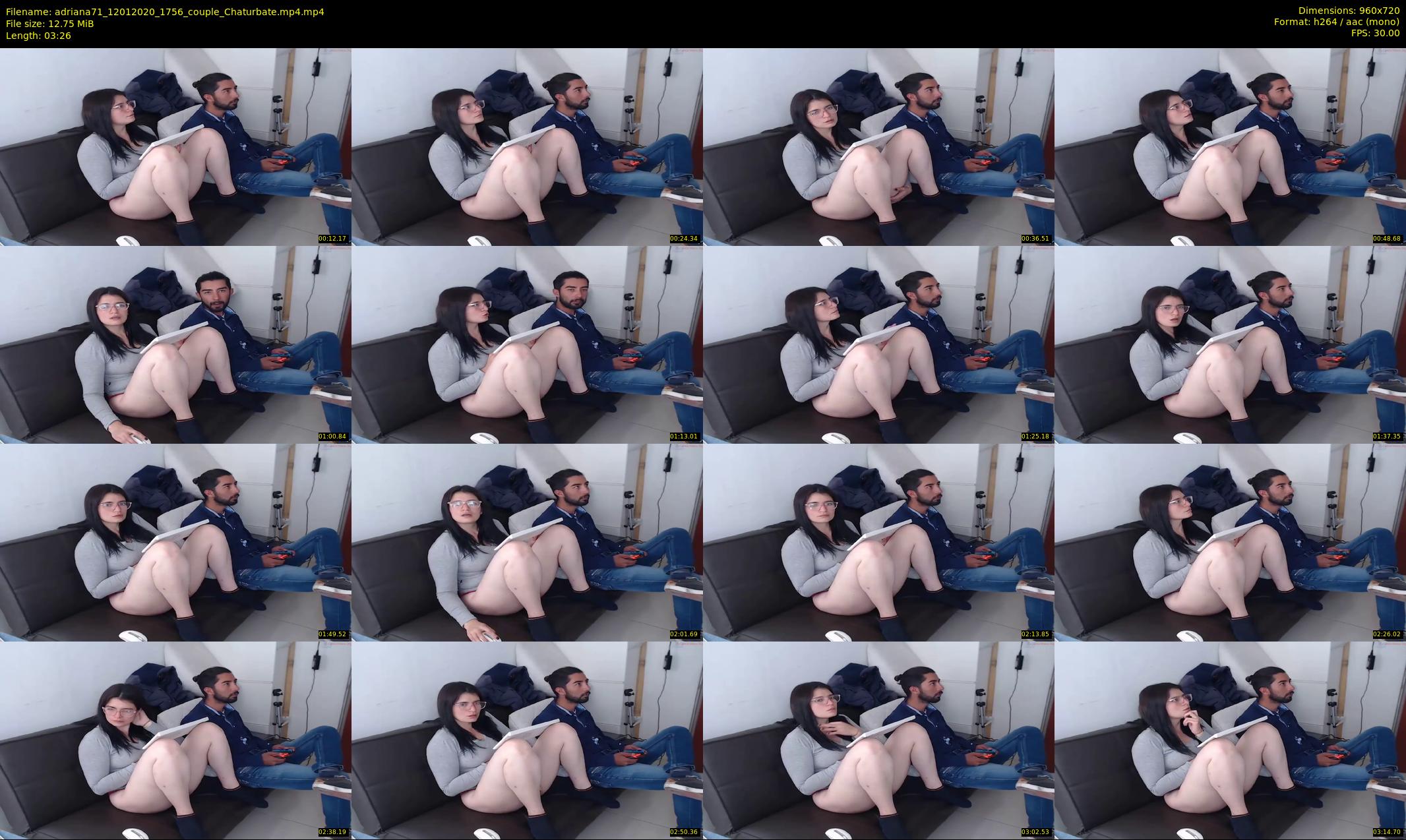 adriana71 — 4 minute Chaturbate couple cam show recording, 720p, Jan 12, 2020