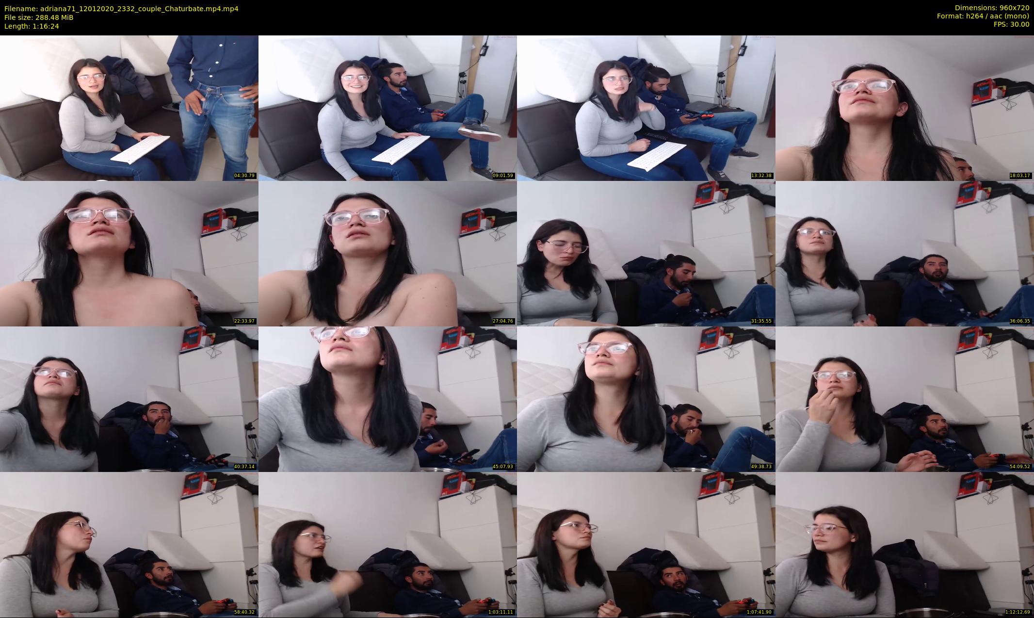 adriana71 — 77 minute Chaturbate couple cam show recording, 720p, Jan 12, 2020